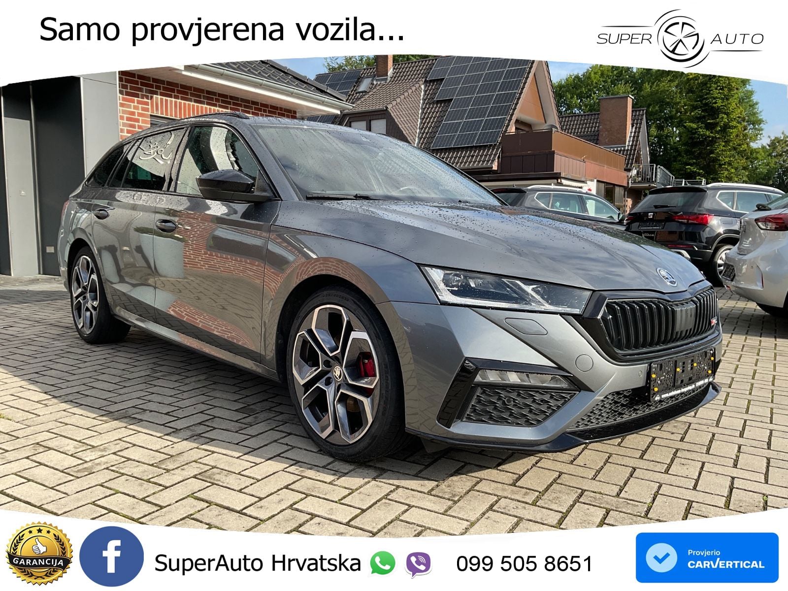 Škoda Octavia Combi RS 2.0 TDI (200 KS) DSG LED+GR SJED+ACC