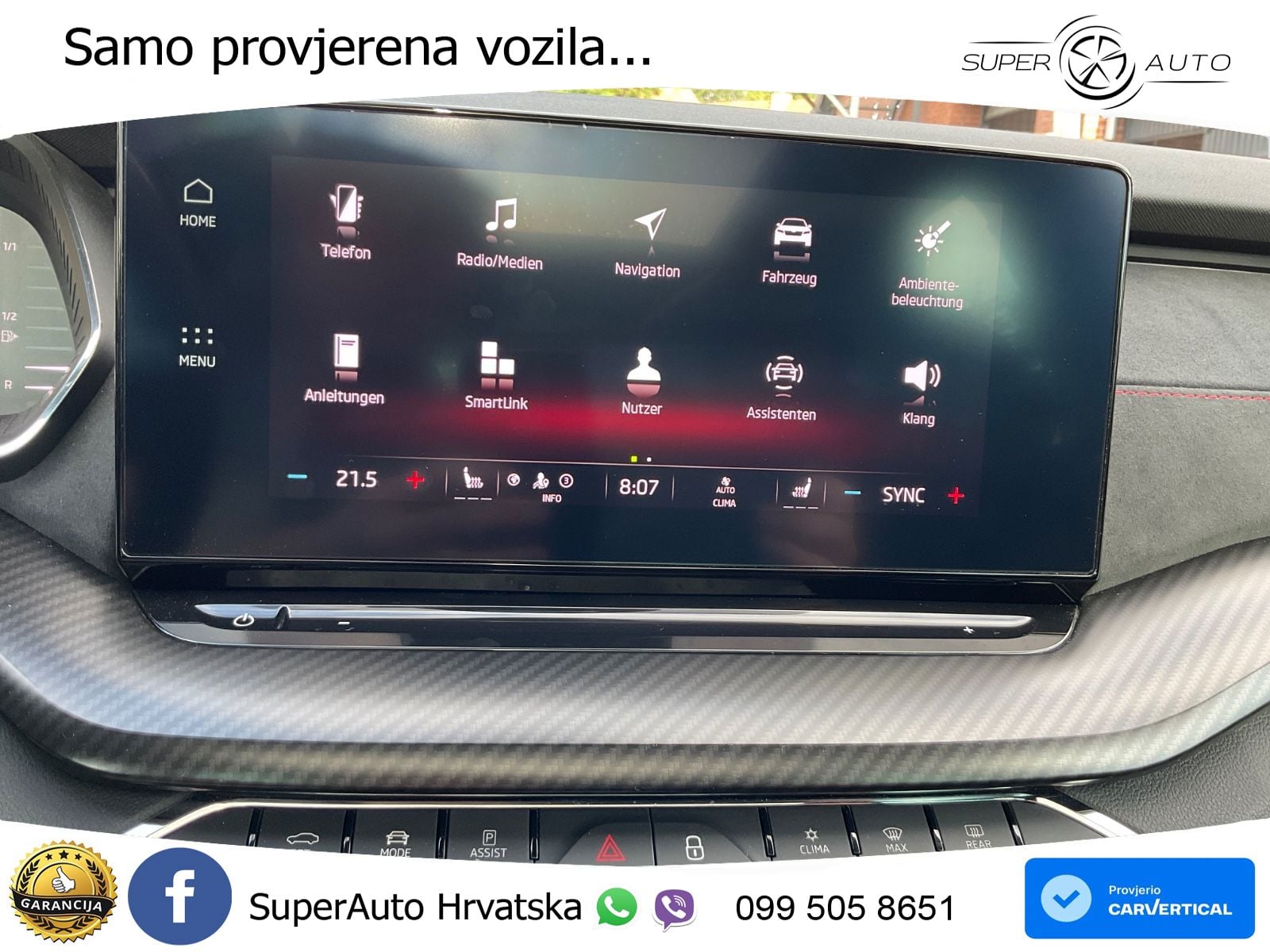 Škoda Octavia Combi RS 2.0 TDI (200 KS) DSG LED+GR SJED+ACC