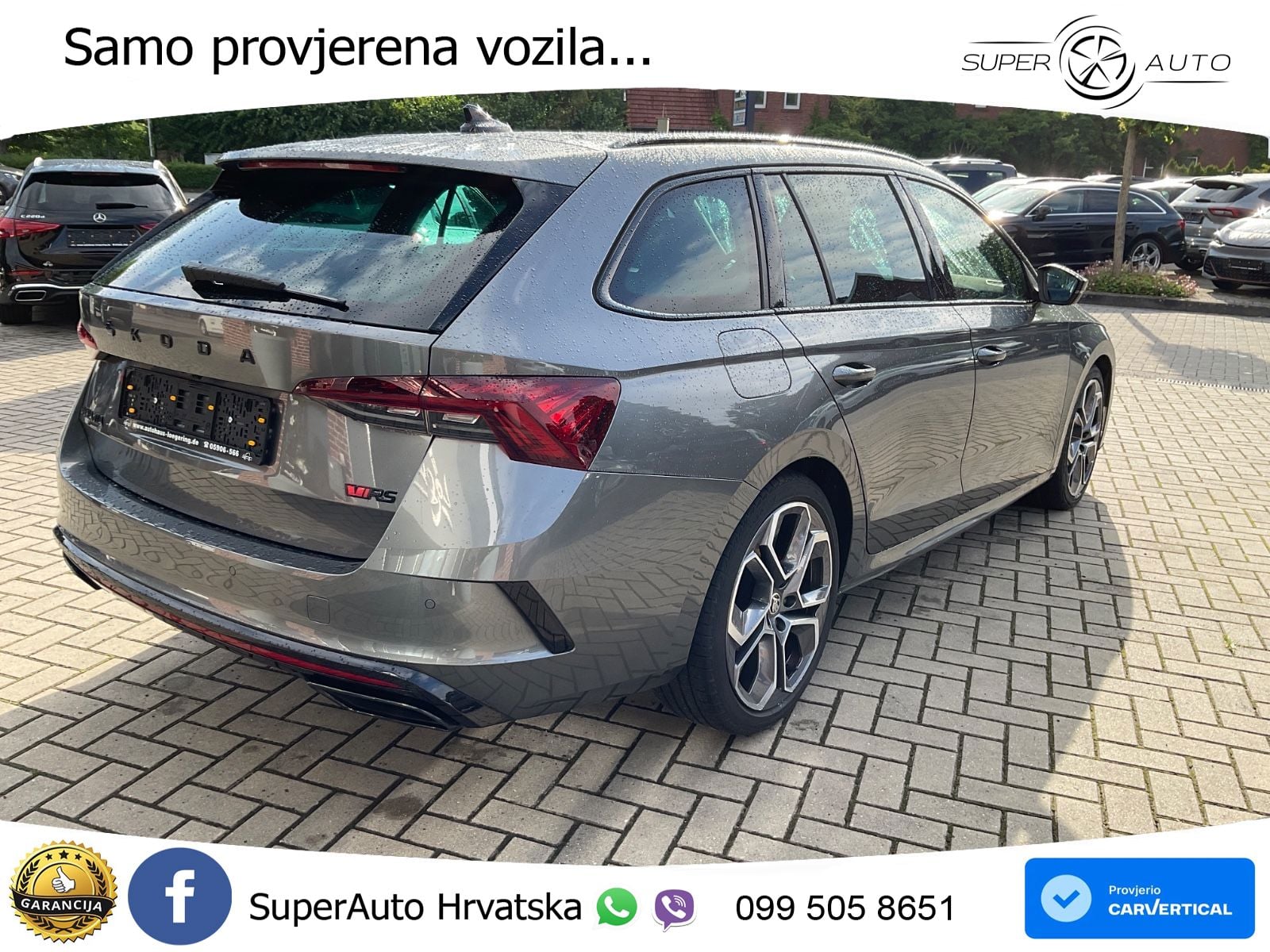 Škoda Octavia Combi RS 2.0 TDI (200 KS) DSG LED+GR SJED+ACC