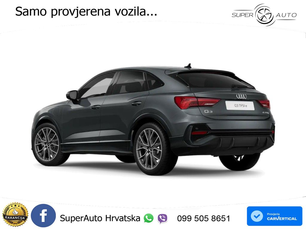 Audi Q3 Sportback 45 TFSIe (245 KS) S tronic MATRIX+GR SJED+KAM