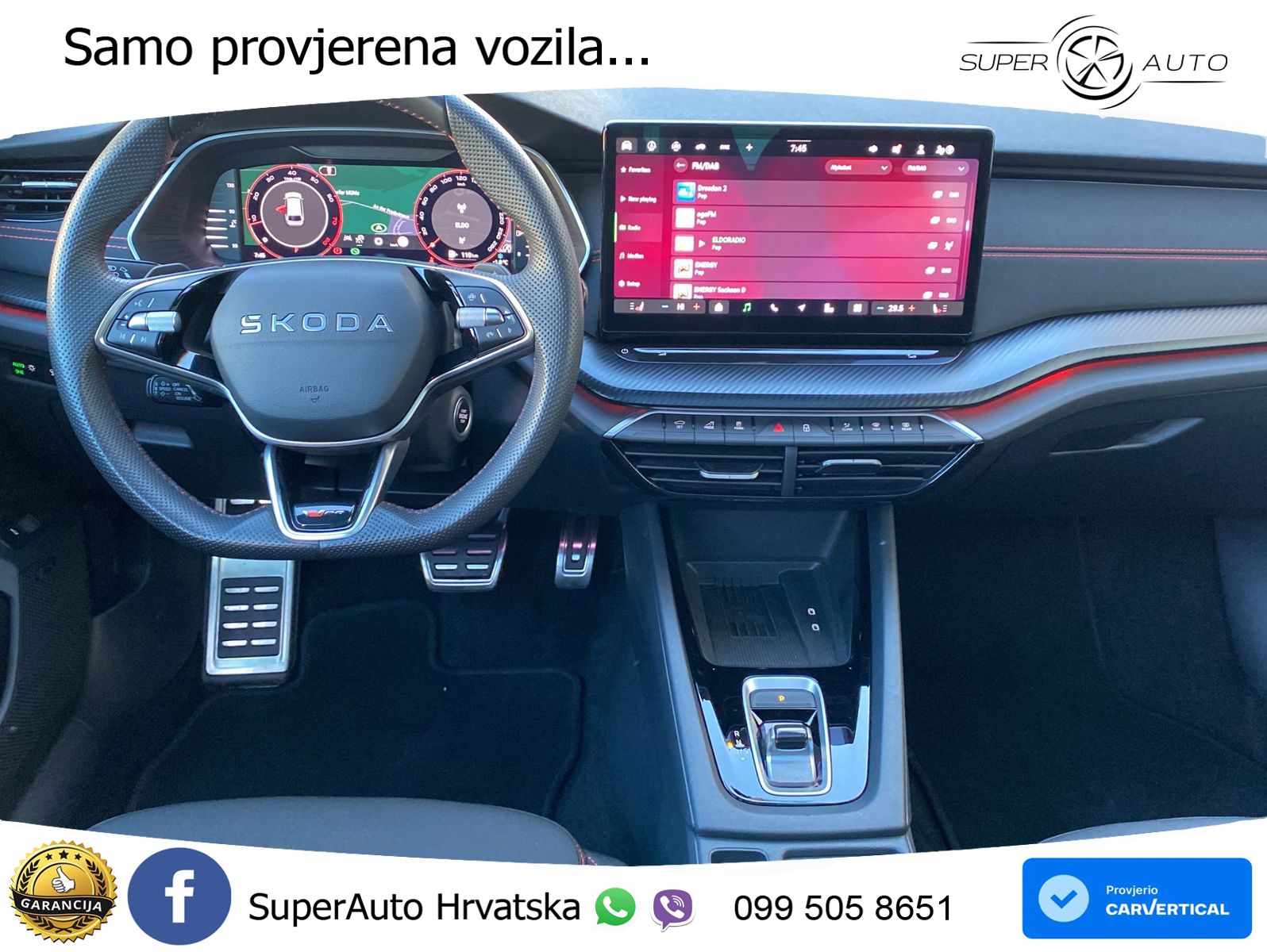 Škoda Octavia Combi RS 2.0 TSI (265 KS) DSG MATRIX+GR SJED+KAM