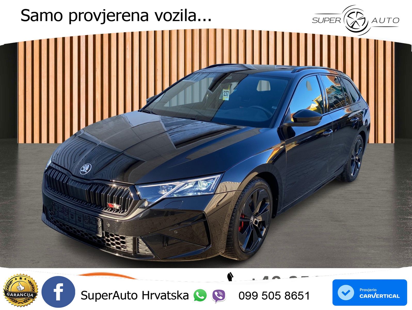 Škoda Octavia Combi RS 2.0 TSI (265 KS) DSG MATRIX+GR SJED+KAM