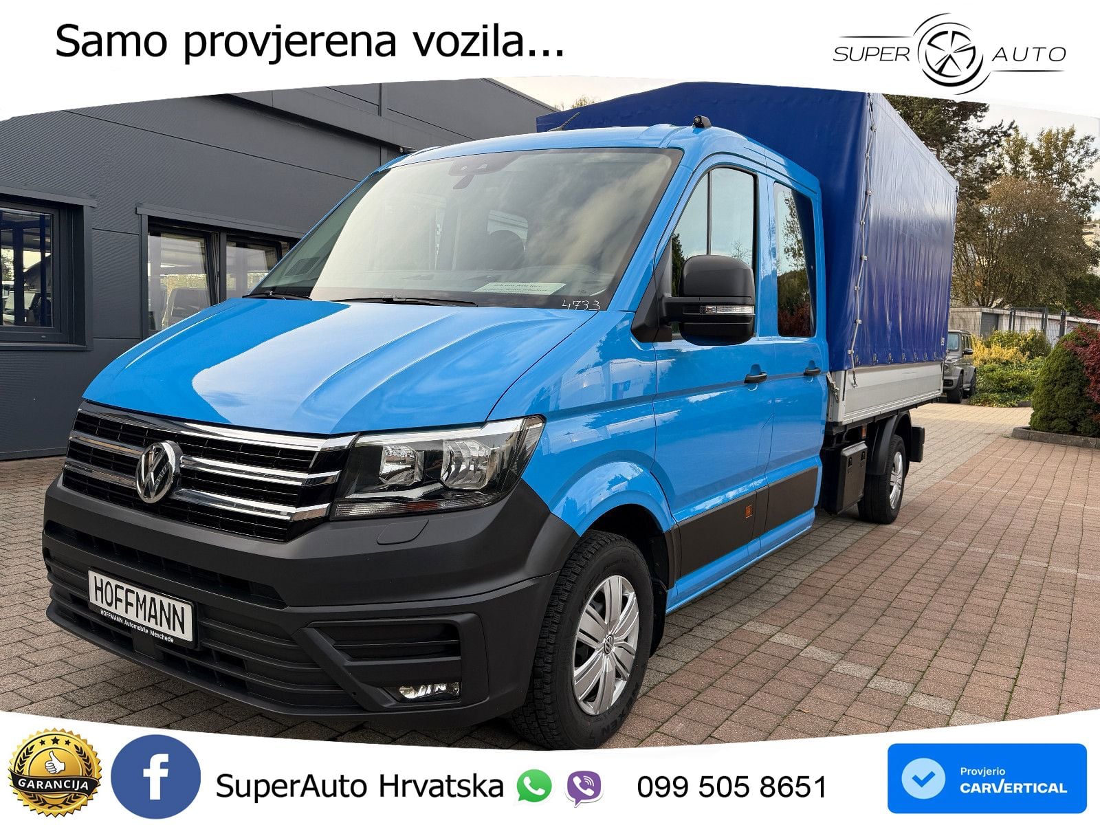 Volkswagen Crafter DOKA 35 2,8t 140 KS