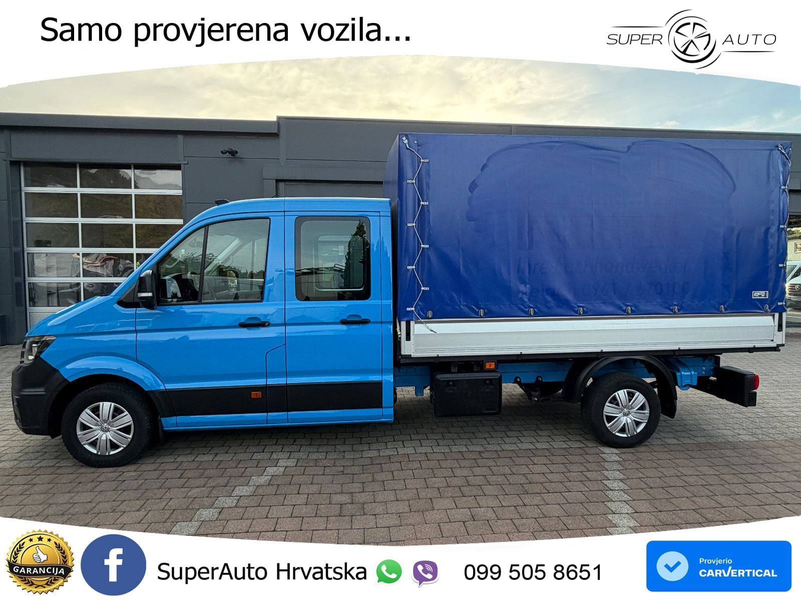 Volkswagen Crafter DOKA 35 2,8t 140 KS