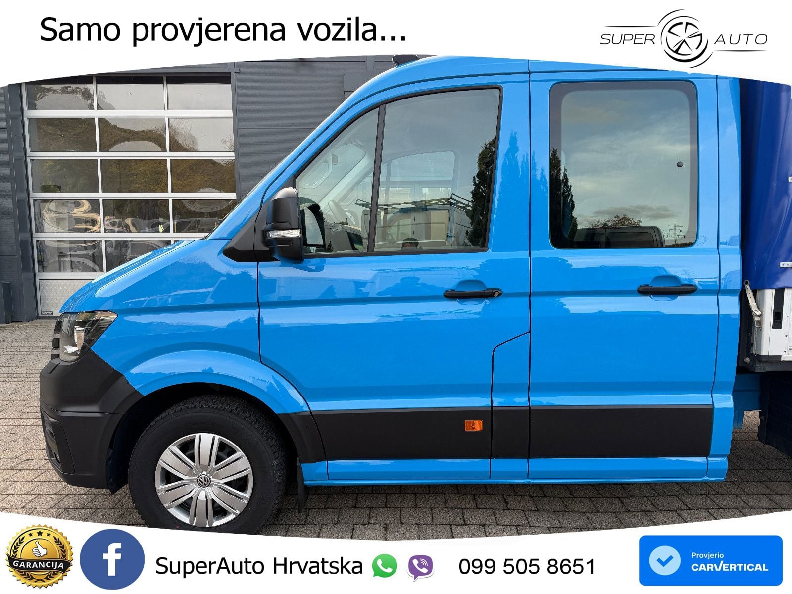 Volkswagen Crafter DOKA 35 2,8t 140 KS