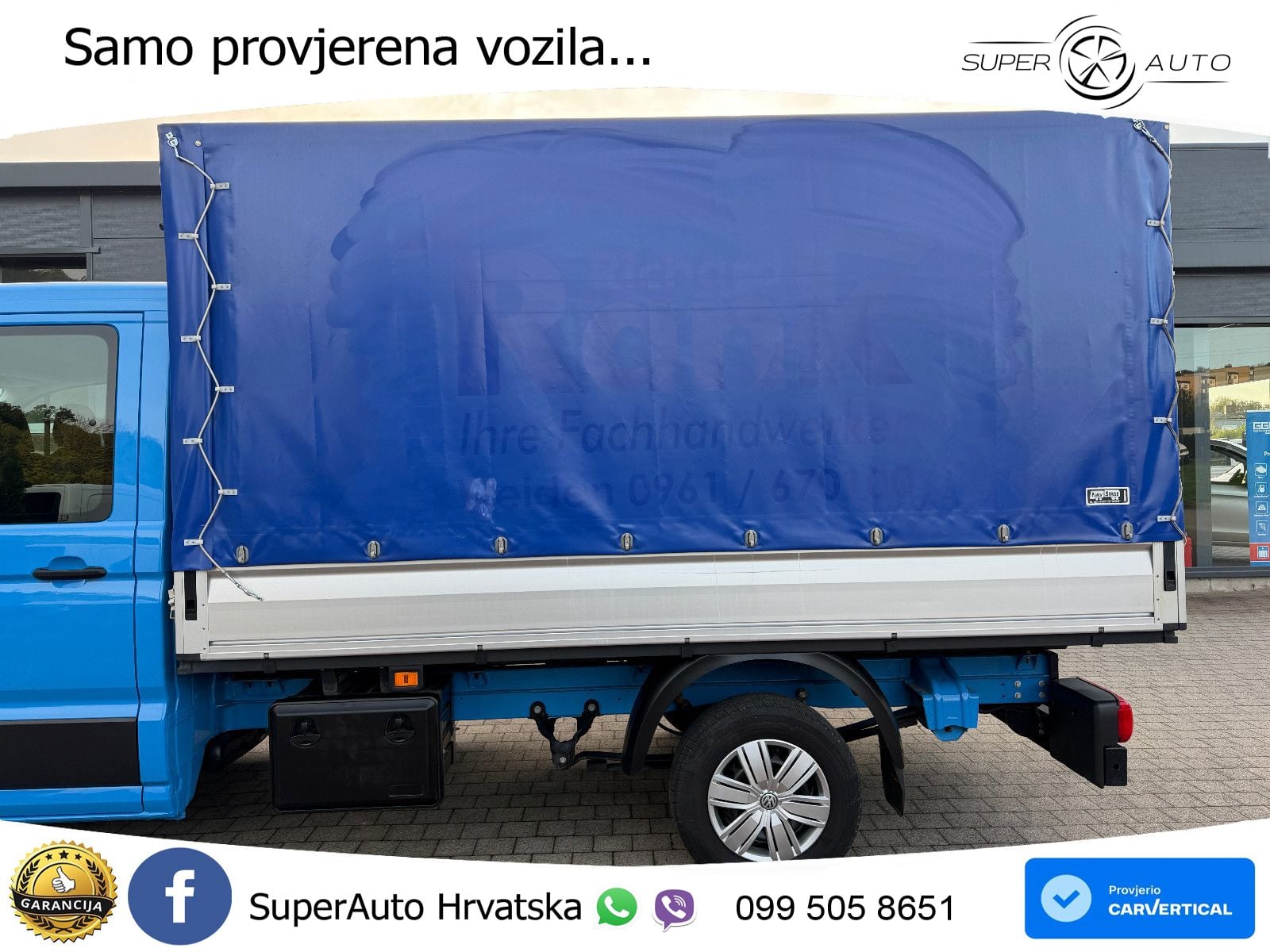 Volkswagen Crafter DOKA 35 2,8t 140 KS