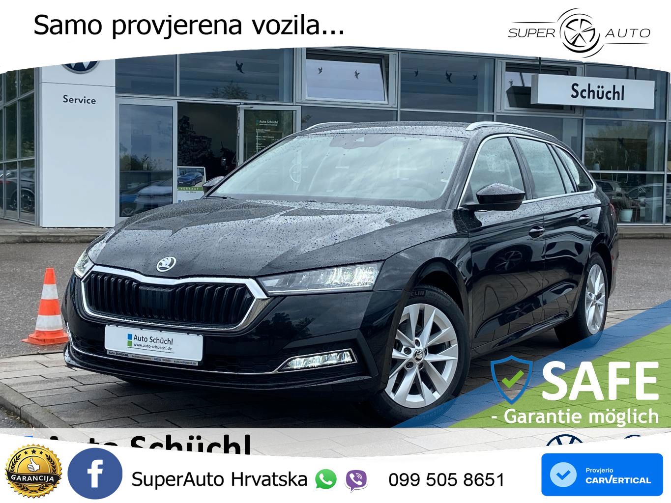 Škoda Octavia Combi 1.5 TSI EVO e-TEC (150 KS) DSG LED+GR SJED+ACC