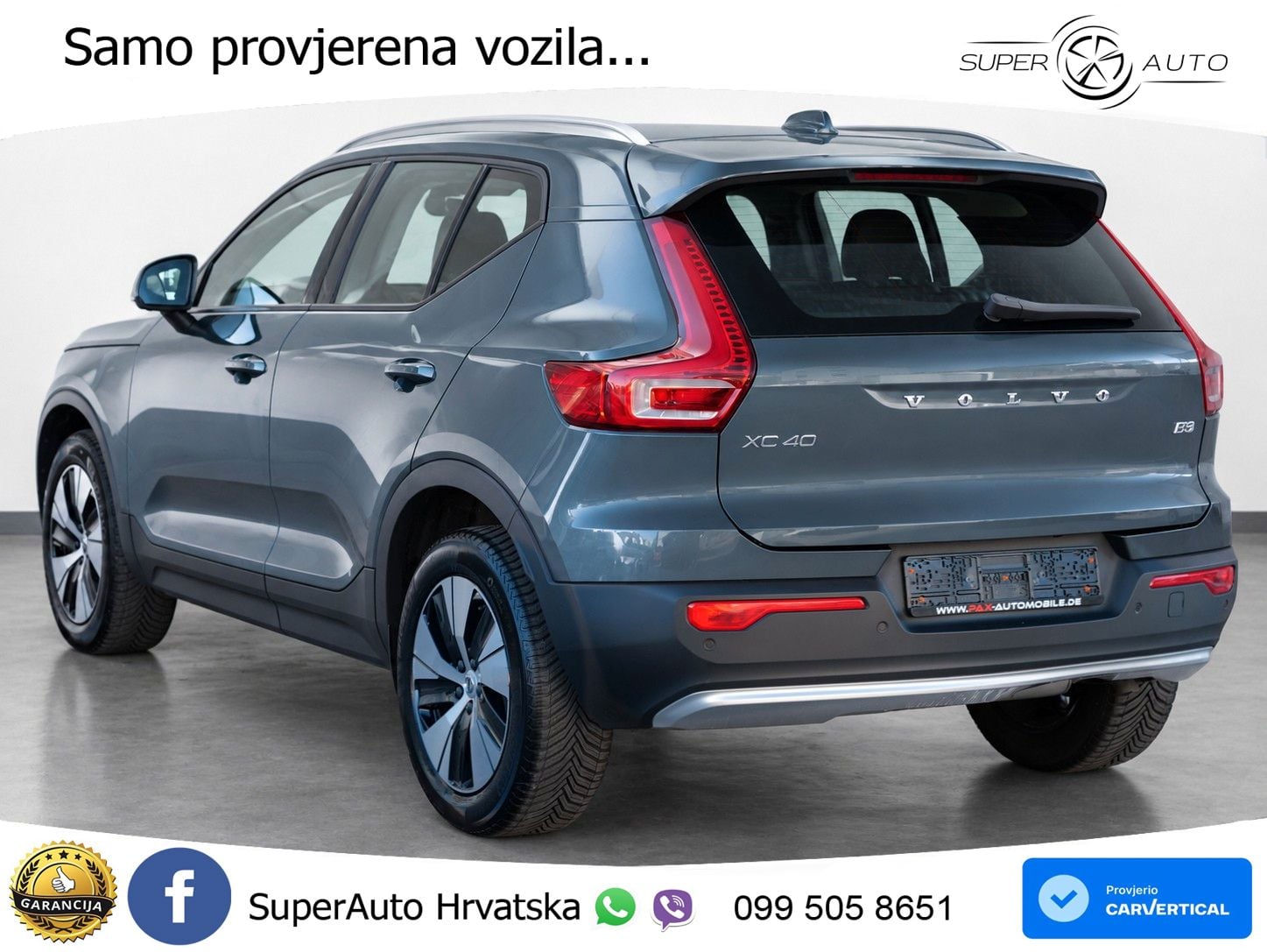 Volvo XC40 2.0 B3 163 KS Automatic LED+GR SJED+ACC