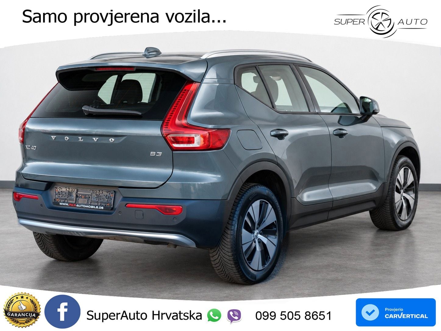 Volvo XC40 2.0 B3 163 KS Automatic LED+GR SJED+ACC