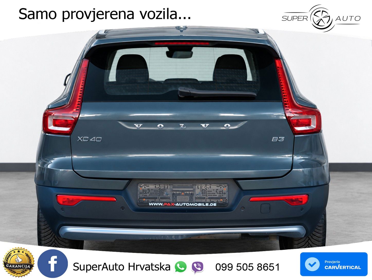 Volvo XC40 2.0 B3 163 KS Automatic LED+GR SJED+ACC