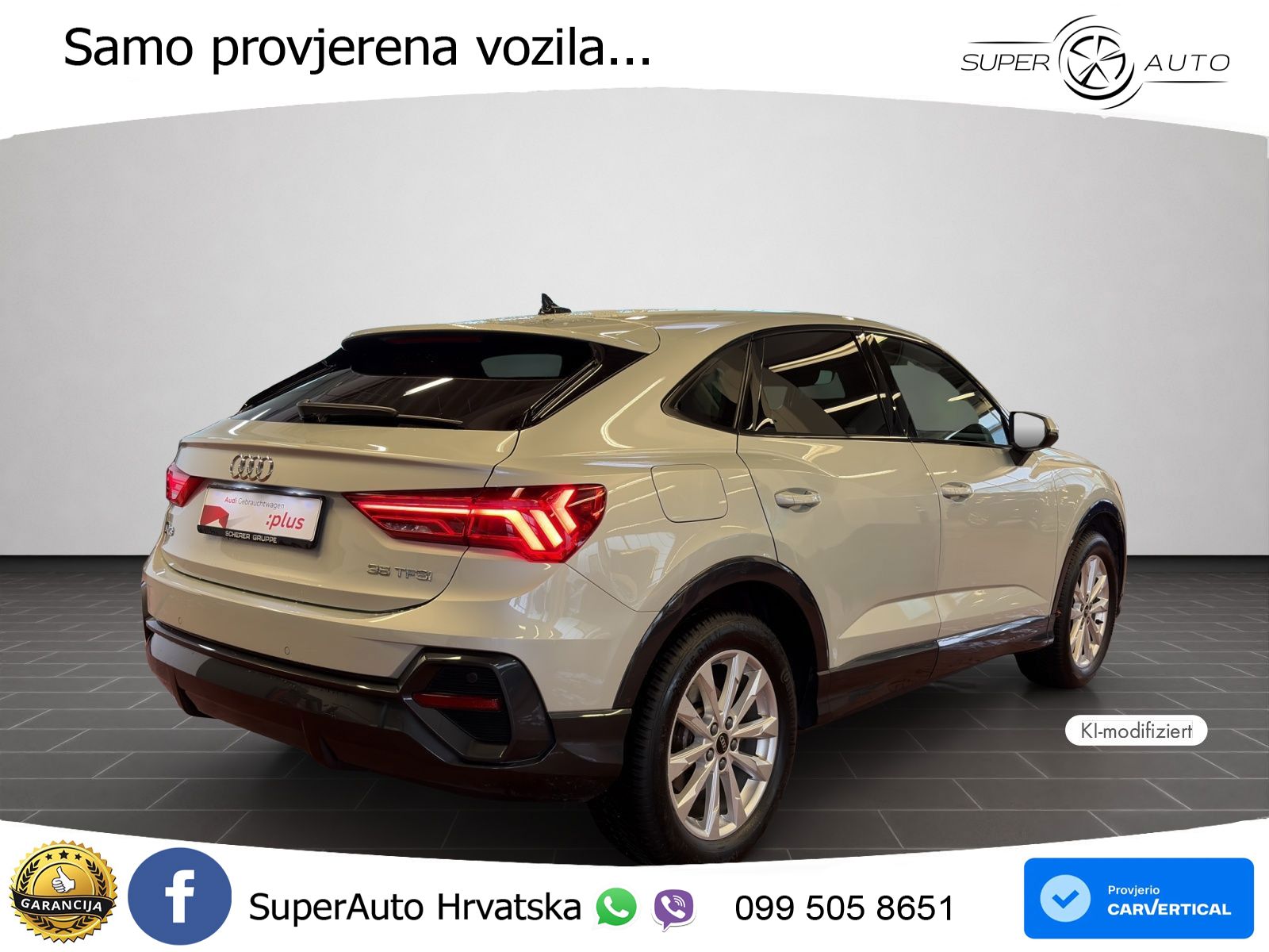 Audi Q3 Sportback 35 TFSI (150 KS) S tronic LED+GR SJED+ACC