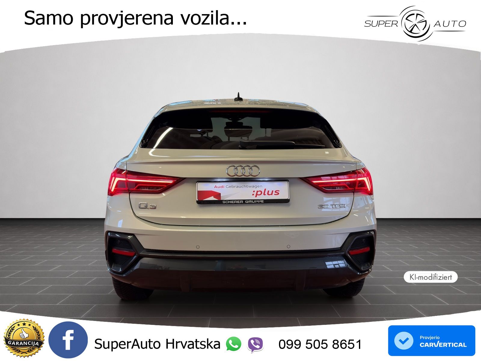 Audi Q3 Sportback 35 TFSI (150 KS) S tronic LED+GR SJED+ACC
