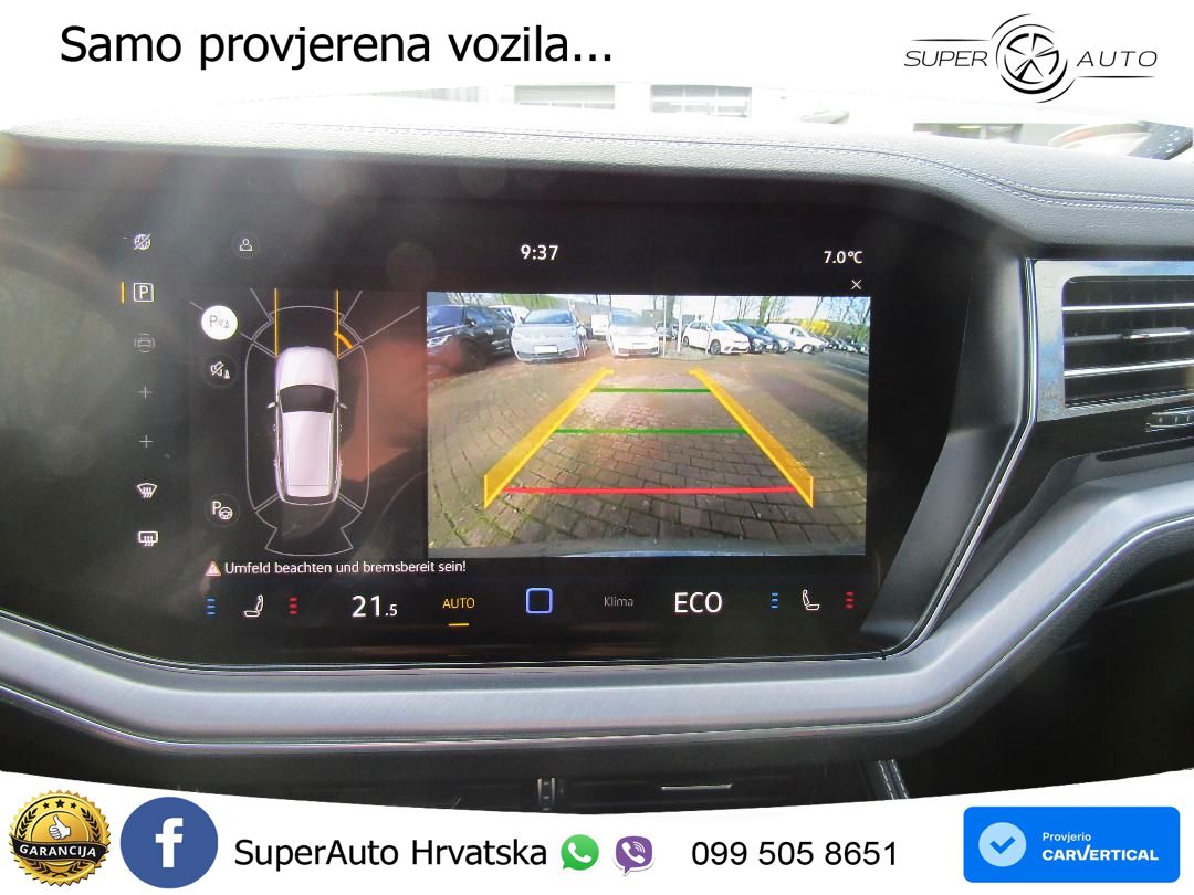 Volkswagen Touareg 3.0 V6 TDI (286 KS) 4MOTION Tiptronic ZRAČNI+ACC+GR SJED+KAM+PANO