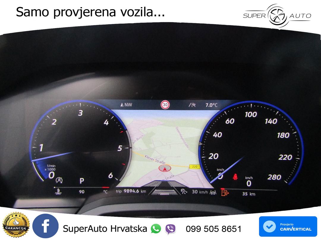Volkswagen Touareg 3.0 V6 TDI (286 KS) 4MOTION Tiptronic ZRAČNI+ACC+GR SJED+KAM+PANO