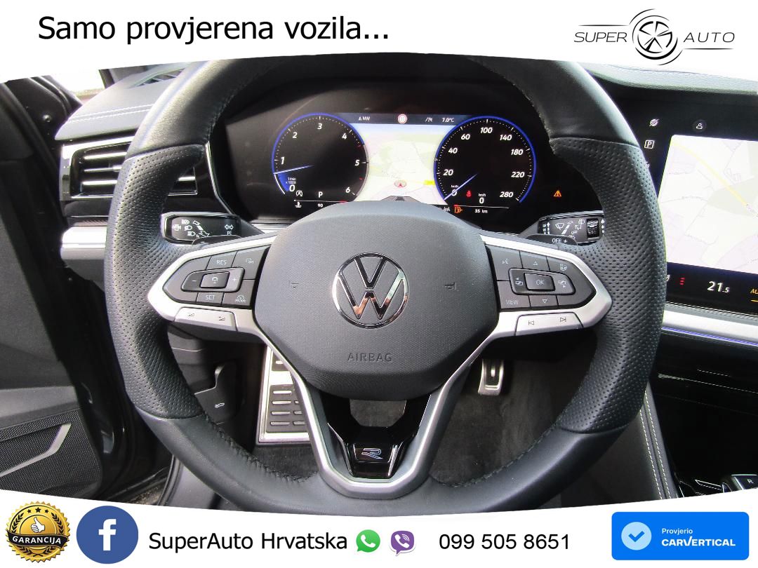 Volkswagen Touareg 3.0 V6 TDI (286 KS) 4MOTION Tiptronic ZRAČNI+ACC+GR SJED+KAM+PANO