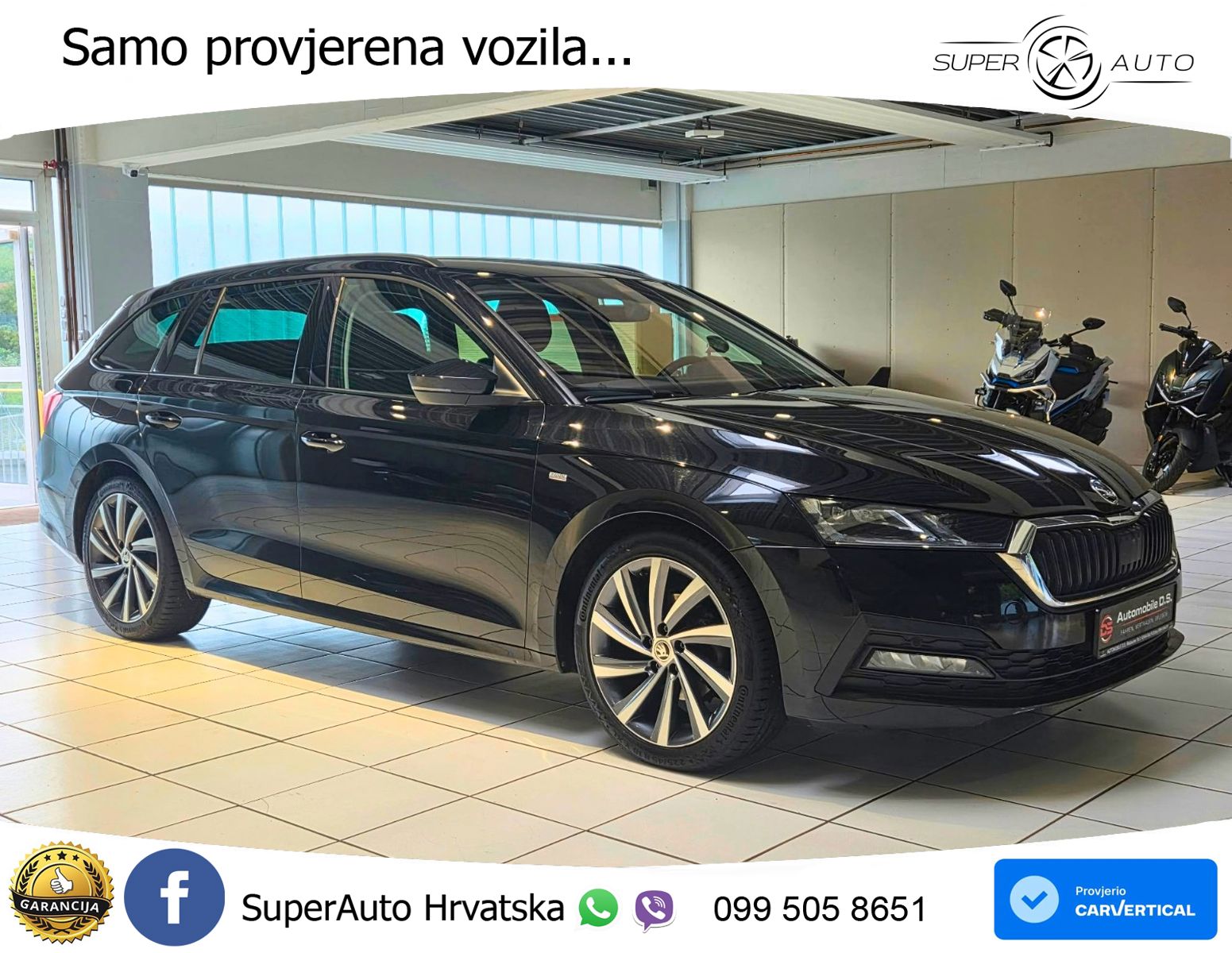 Škoda Octavia Combi 2.0 TDI (150 KS) DSG LED+GR SJED+ACC
