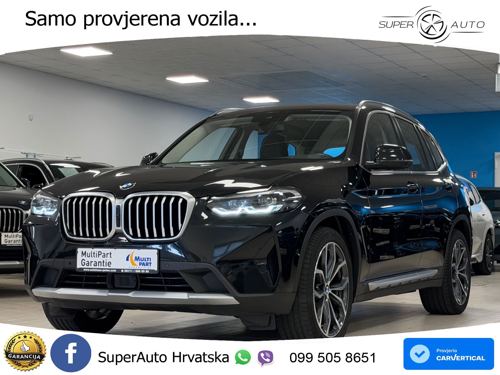 BMW X3 20d xDrive Steptronic LED+GR SJED+ACC