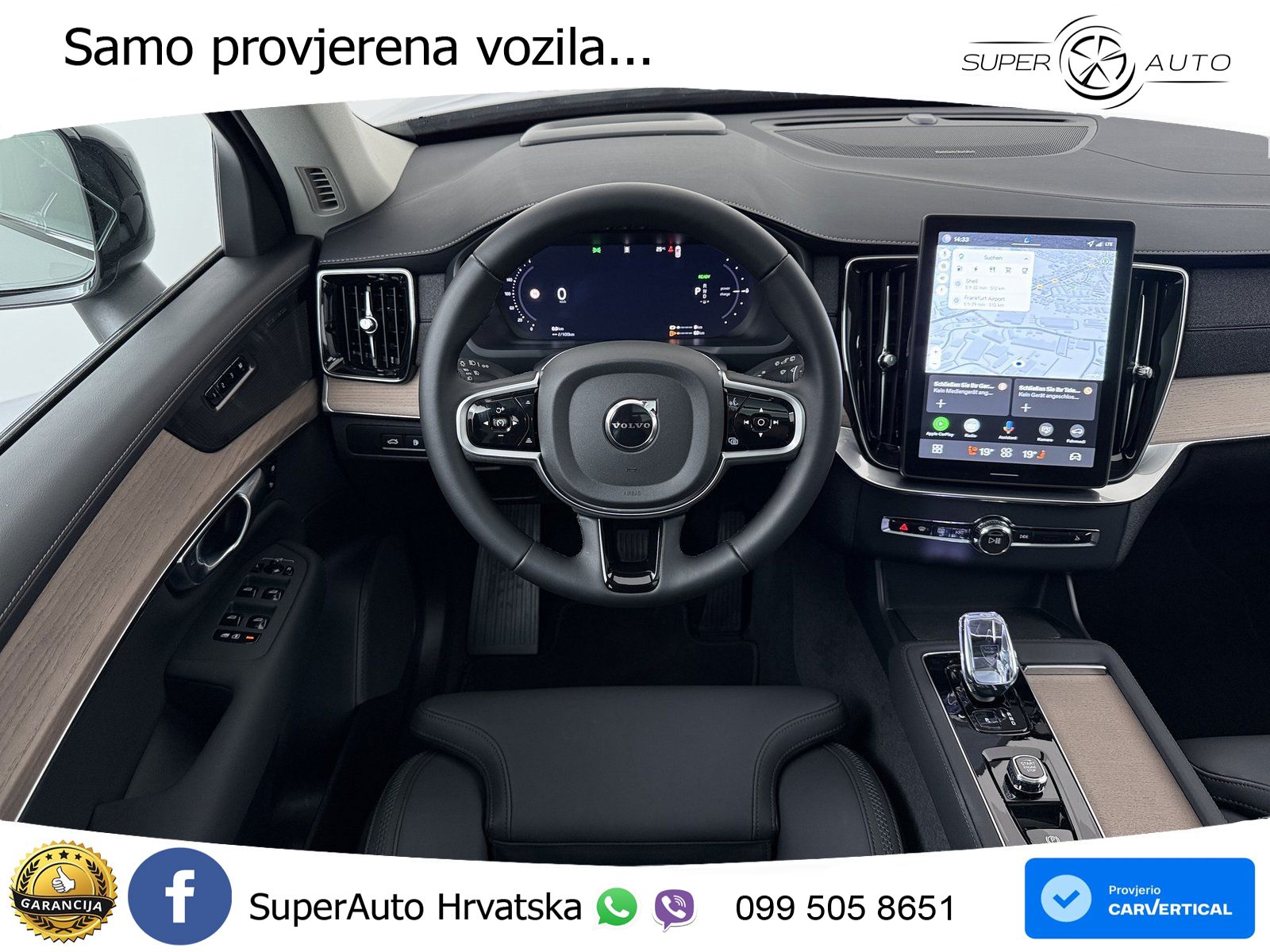 Volvo XC90 2.0 T8 AWD Automatic ACC+HEAD+4xGR SJED+360+PANO