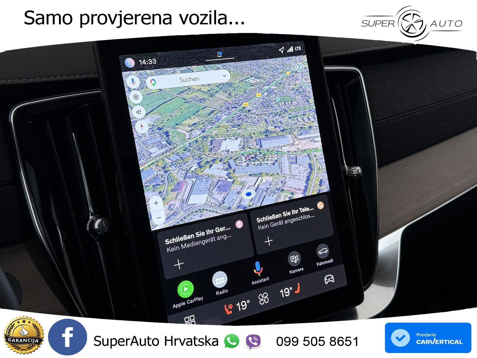 Volvo XC90 2.0 T8 AWD Automatic ACC+HEAD+4xGR SJED+360+PANO