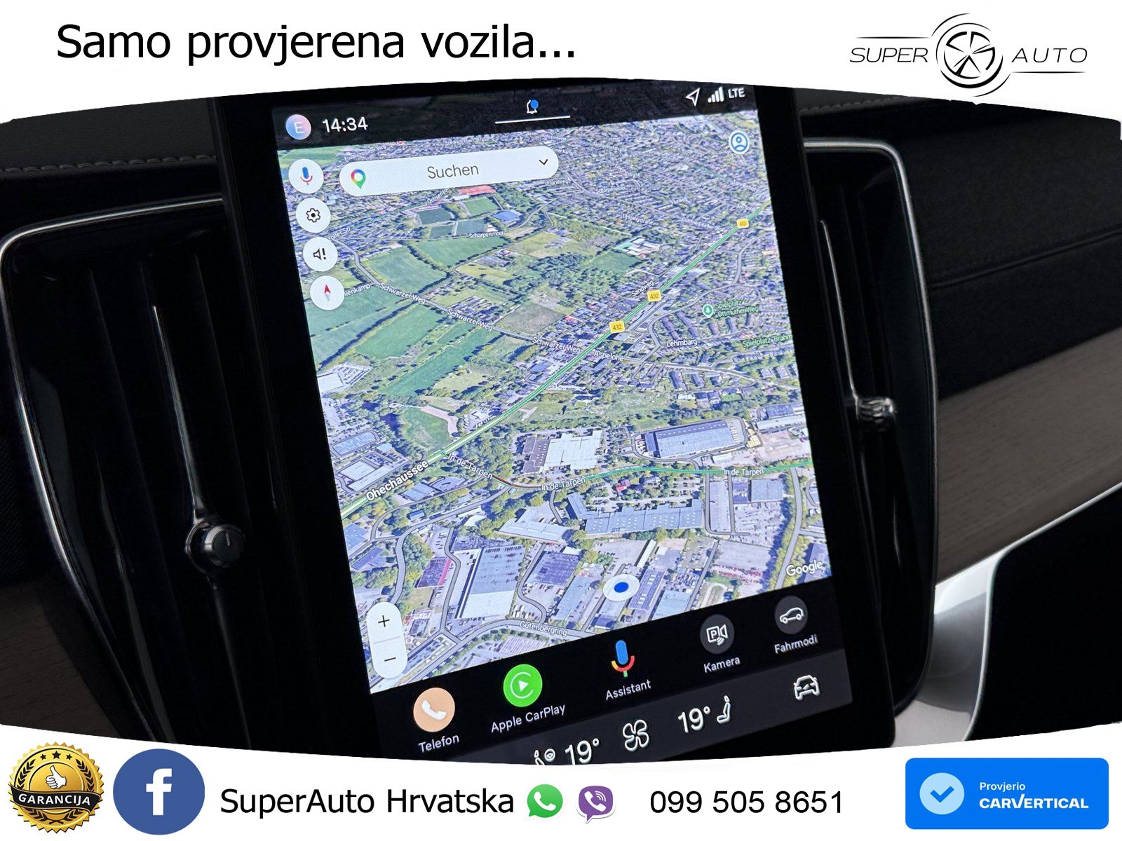 Volvo XC90 2.0 T8 AWD Automatic ACC+HEAD+4xGR SJED+360+PANO