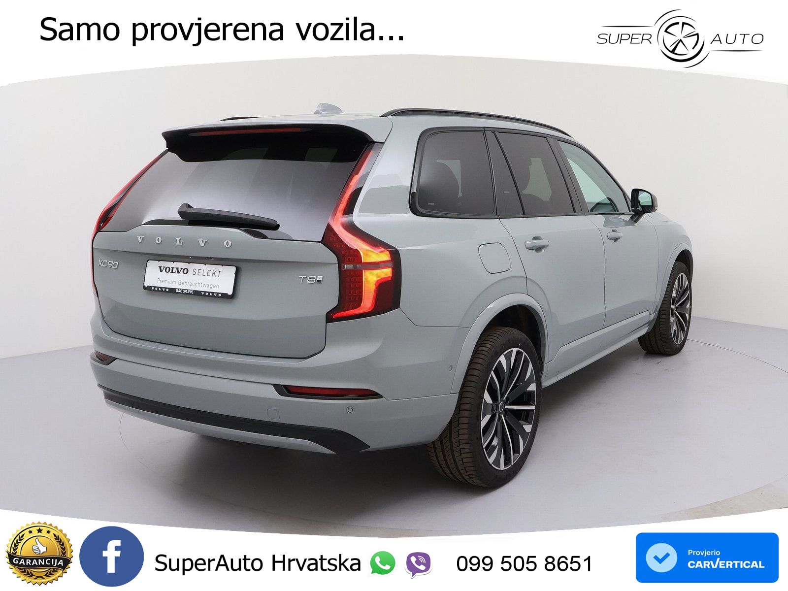 Volvo XC90 2.0 T8 AWD Automatic ACC+HEAD+4xGR SJED+360+PANO