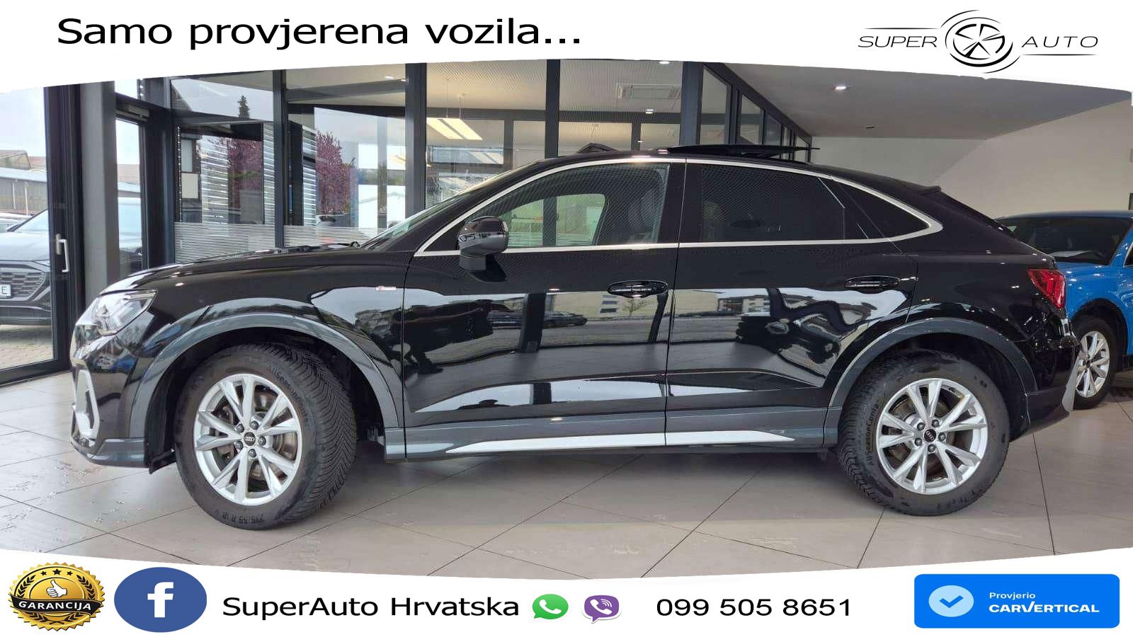Audi Q3 II Sportback 40 TFSI (190 KS) quattro S tronic S line MATRIX+GR SJED+KAM