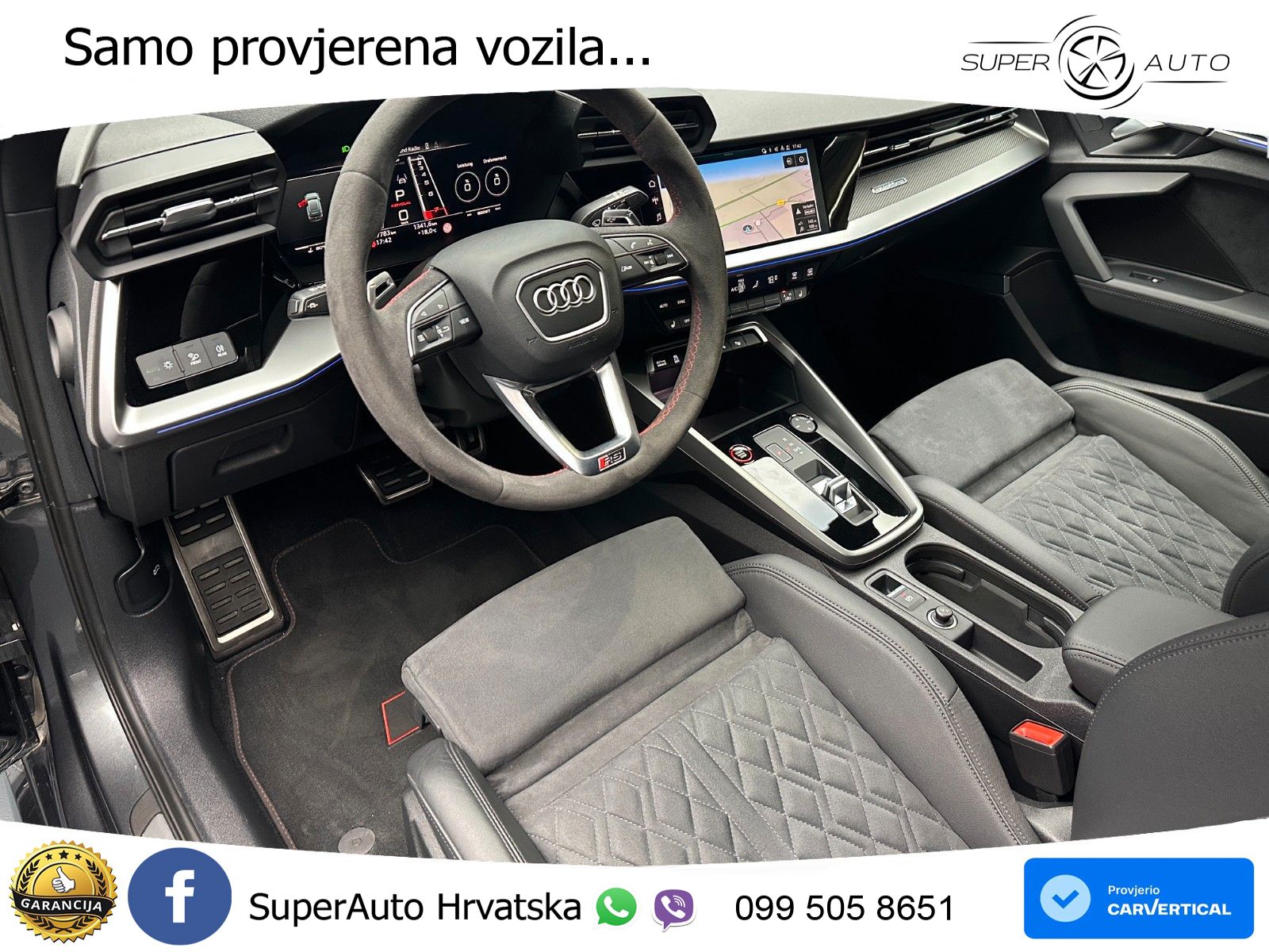 Audi RS3 Sedan 2.5 TFSI (400 KS) quattro S tronic LED+GR SJED+ACC