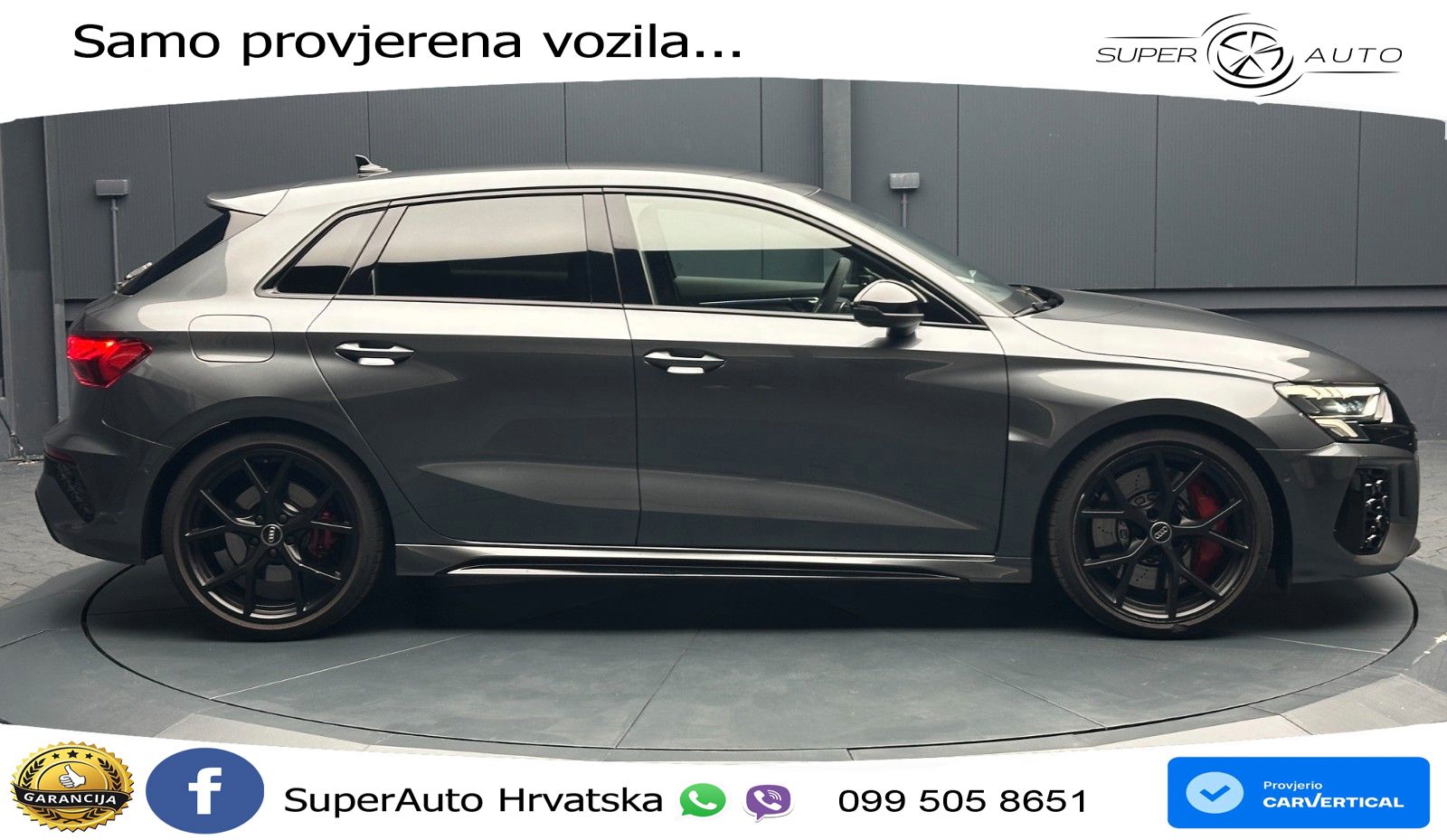 Audi RS3 Sedan 2.5 TFSI (400 KS) quattro S tronic LED+GR SJED+ACC