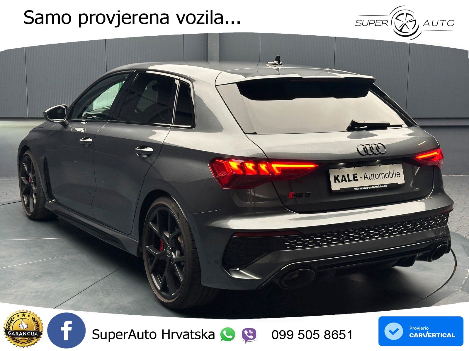 Audi RS3 Sedan 2.5 TFSI (400 KS) quattro S tronic LED+GR SJED+ACC