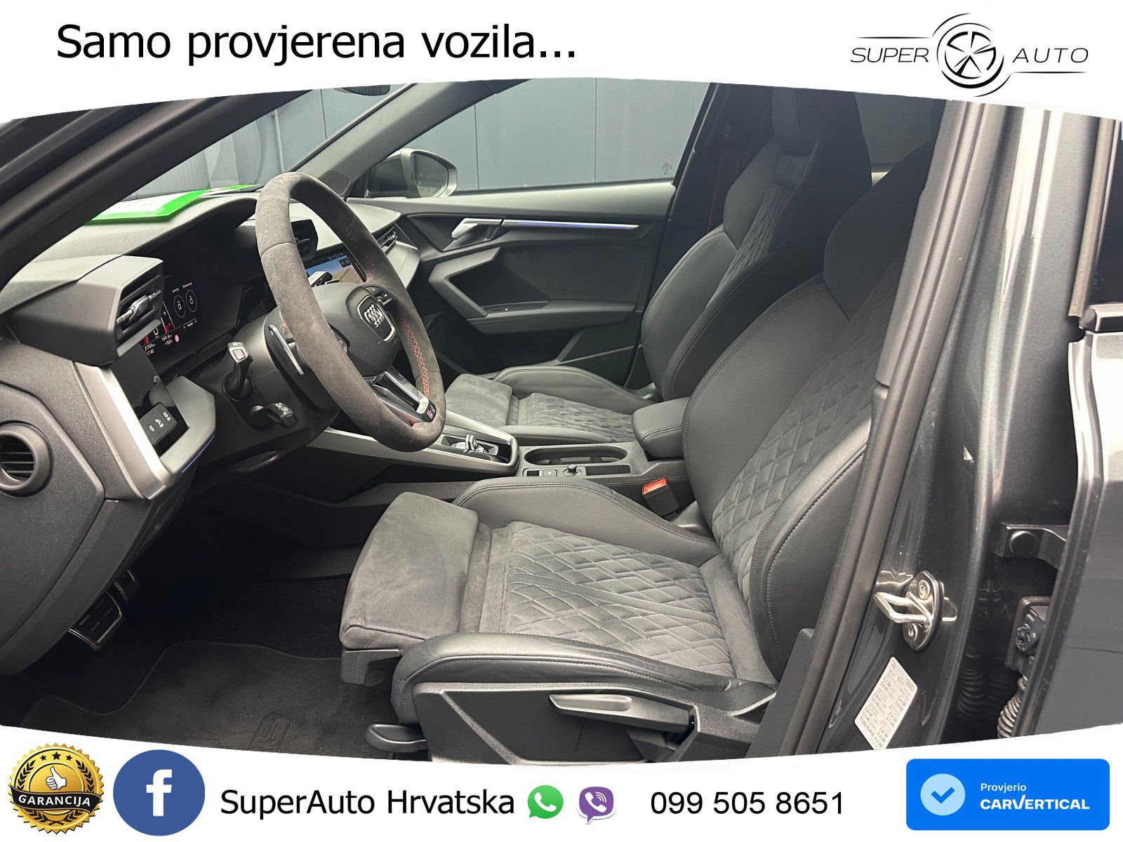 Audi RS3 Sedan 2.5 TFSI (400 KS) quattro S tronic LED+GR SJED+ACC