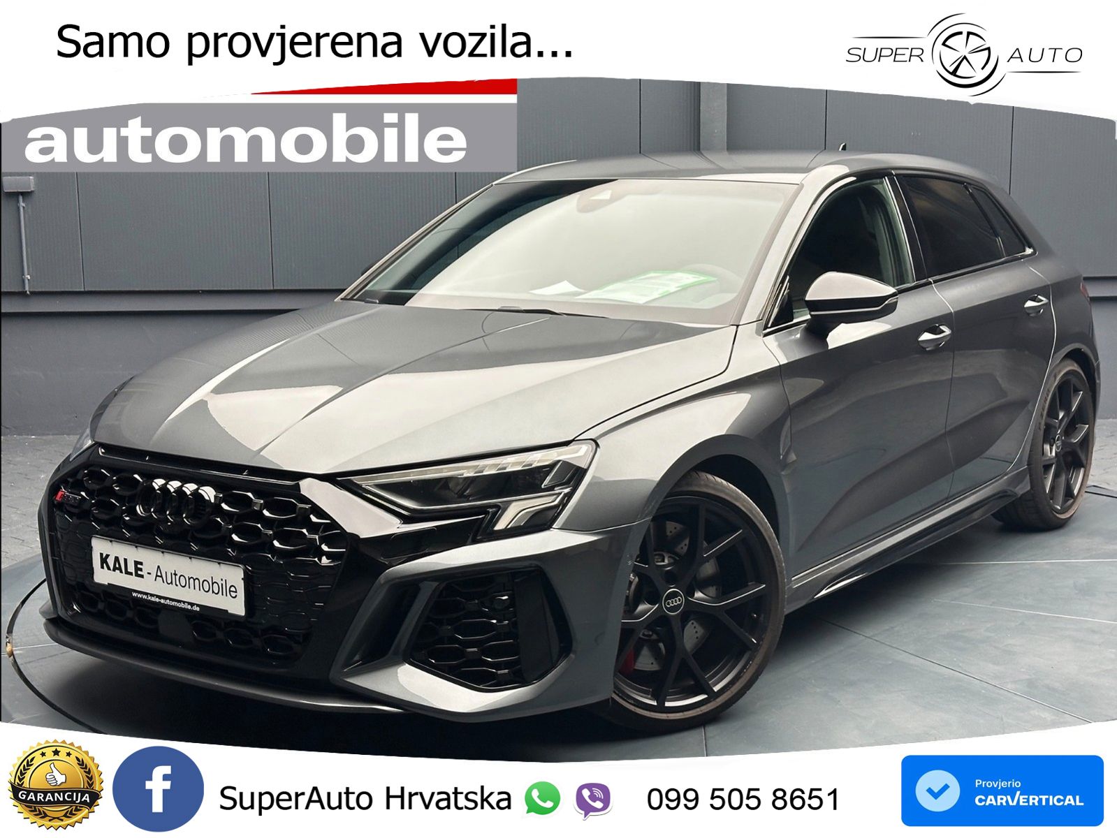 Audi RS3 Sedan 2.5 TFSI (400 KS) quattro S tronic LED+GR SJED+ACC