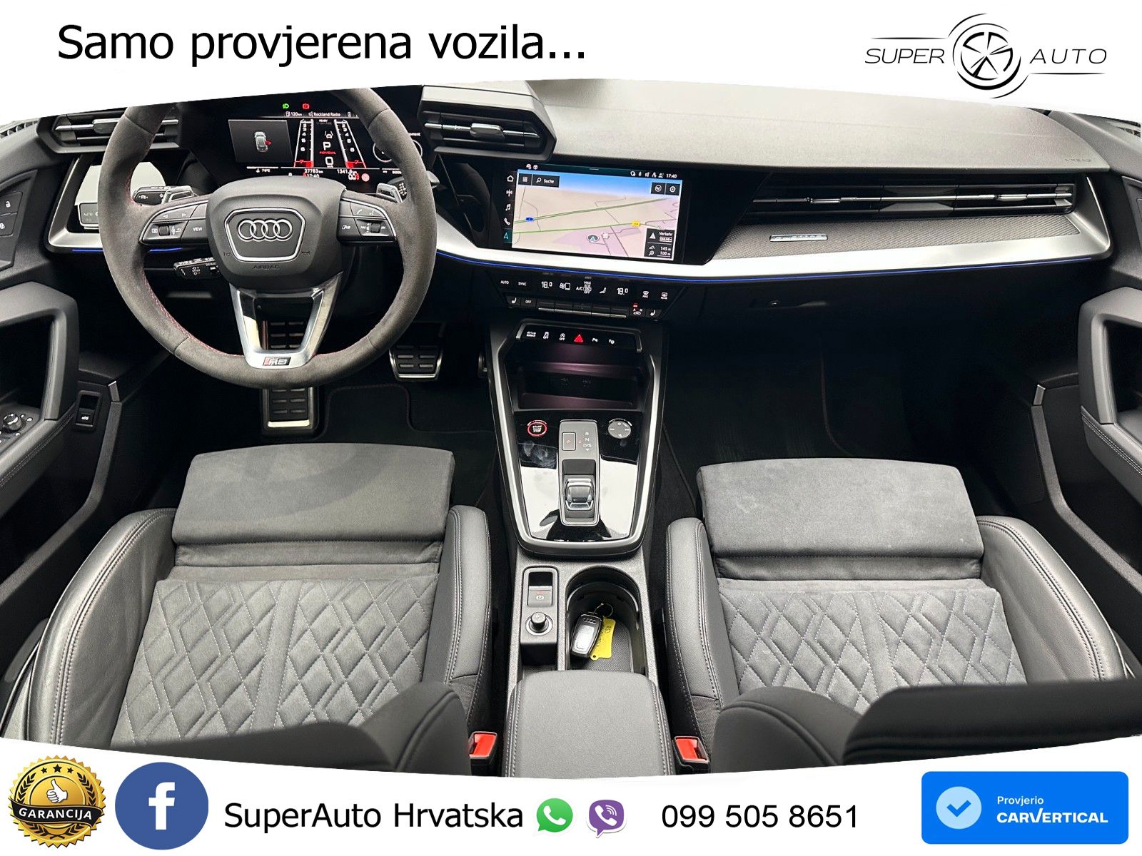 Audi RS3 Sedan 2.5 TFSI (400 KS) quattro S tronic LED+GR SJED+ACC