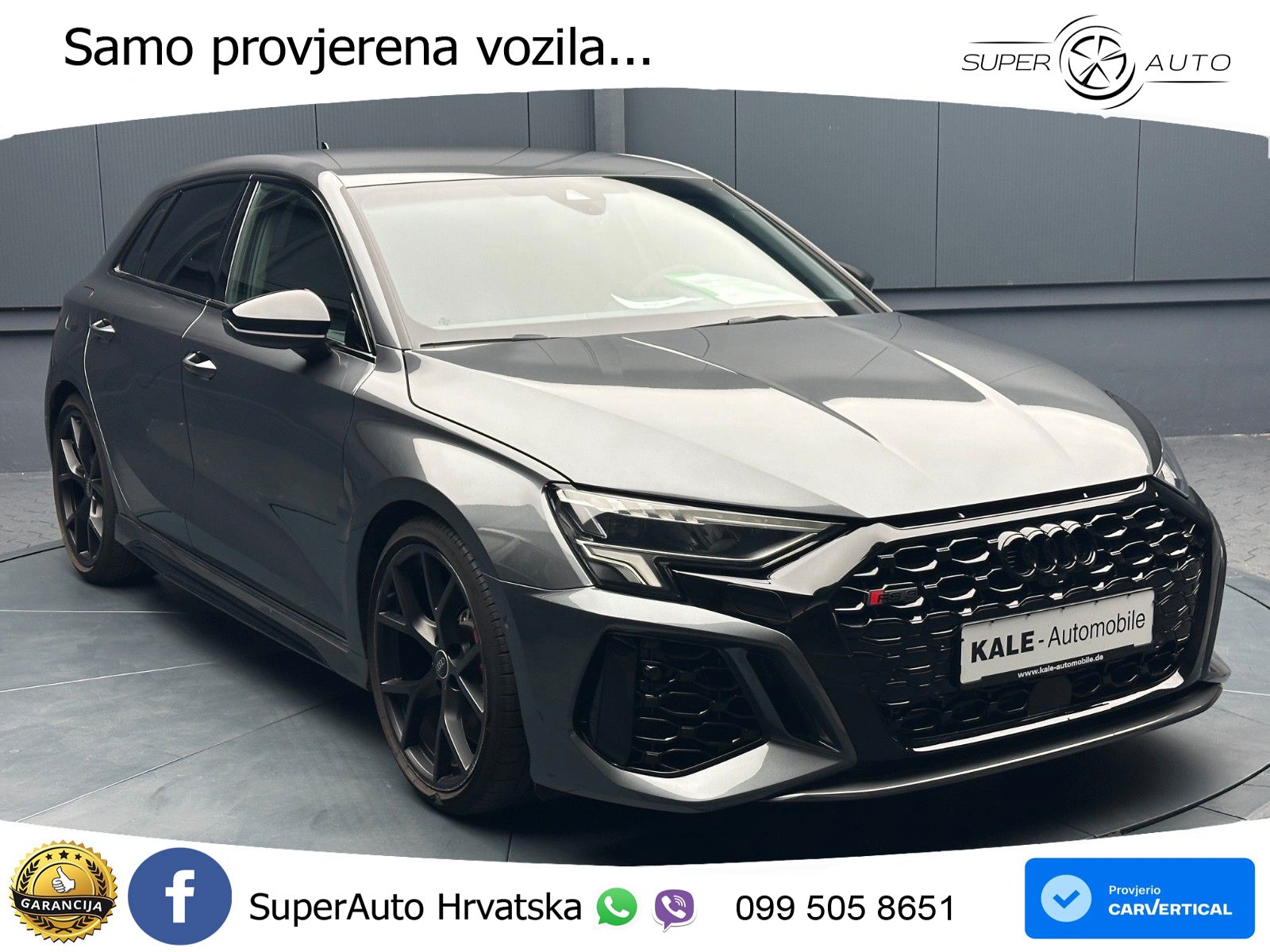 Audi RS3 Sedan 2.5 TFSI (400 KS) quattro S tronic LED+GR SJED+ACC