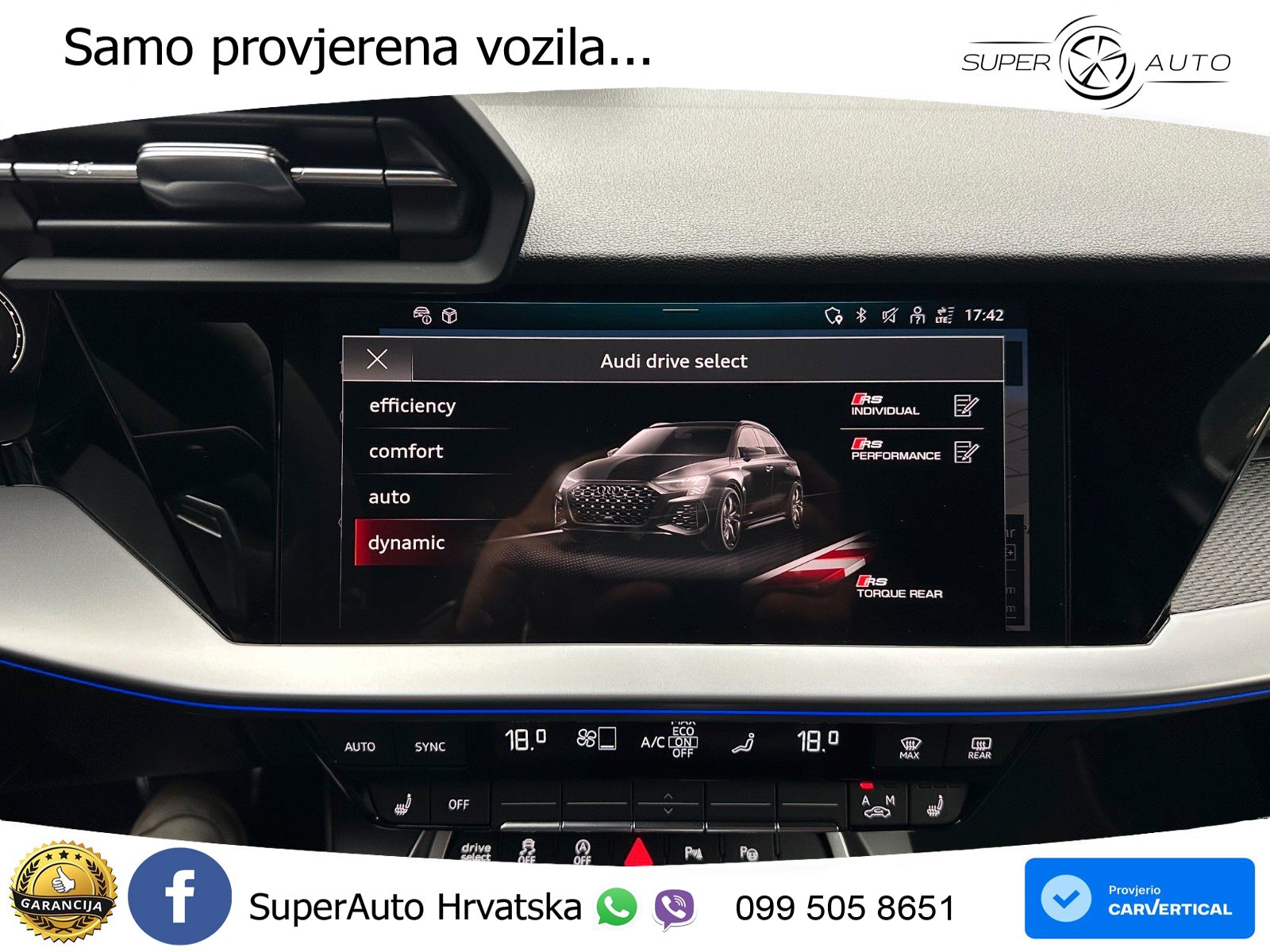 Audi RS3 Sedan 2.5 TFSI (400 KS) quattro S tronic LED+GR SJED+ACC