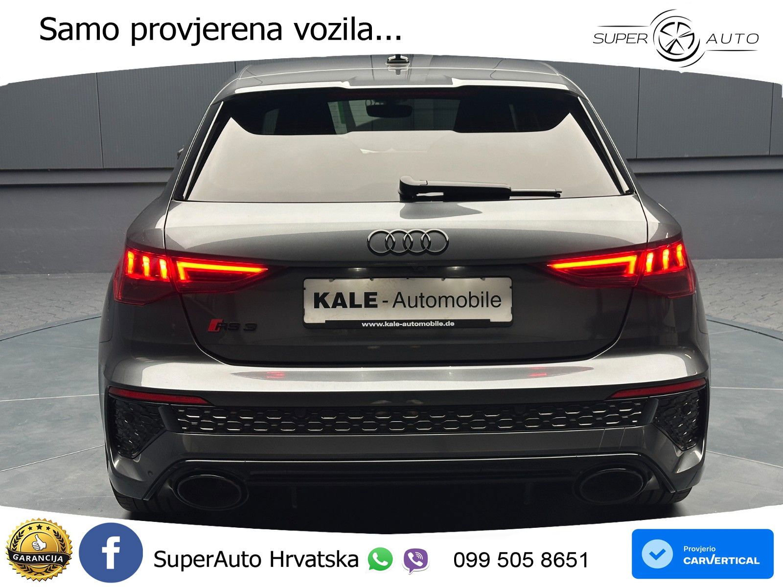 Audi RS3 Sedan 2.5 TFSI (400 KS) quattro S tronic LED+GR SJED+ACC