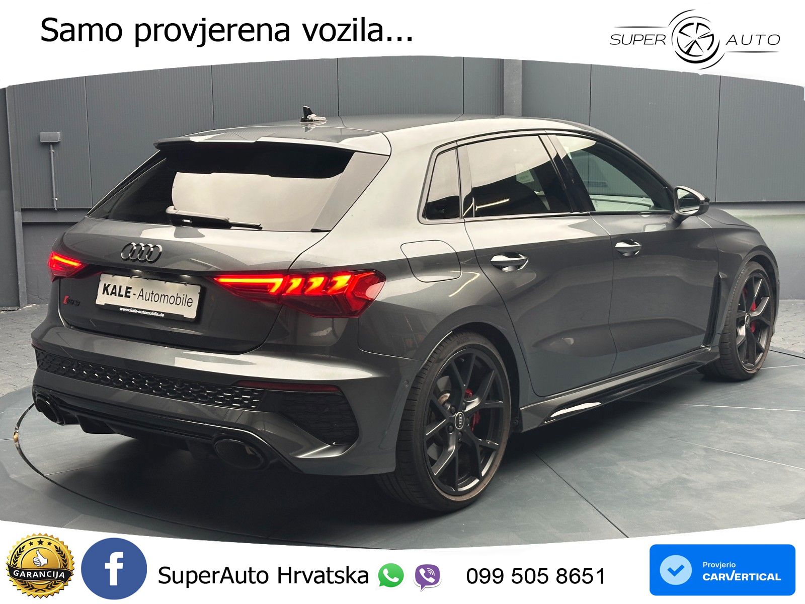 Audi RS3 Sedan 2.5 TFSI (400 KS) quattro S tronic LED+GR SJED+ACC