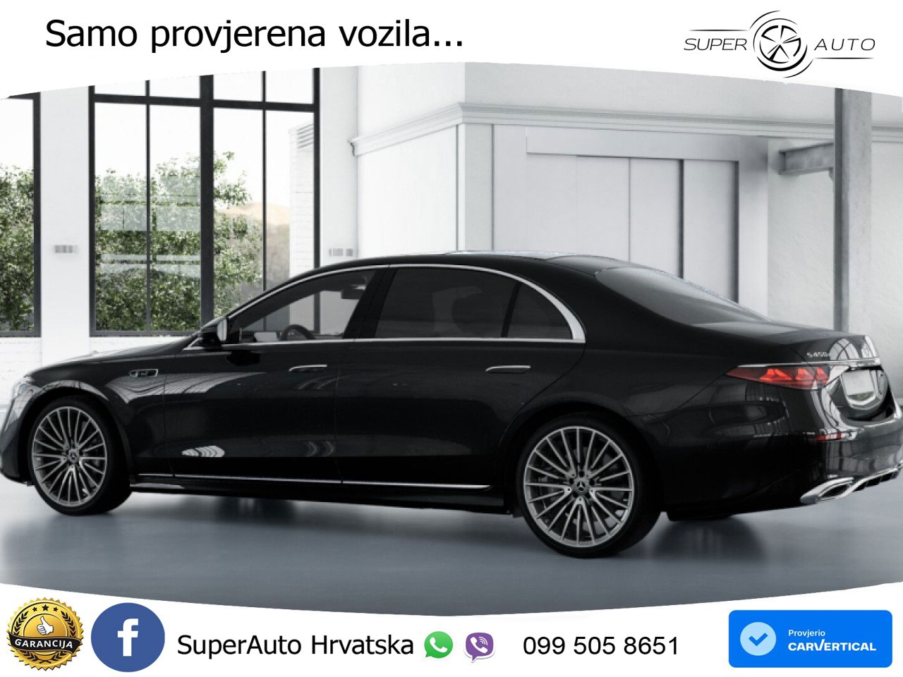 Mercedes S 450d (367 KS) EQ Boost 4MATIC 9G-TRONIC AMG ZRAČNI+ACC+GR SJED+KAM+PANO