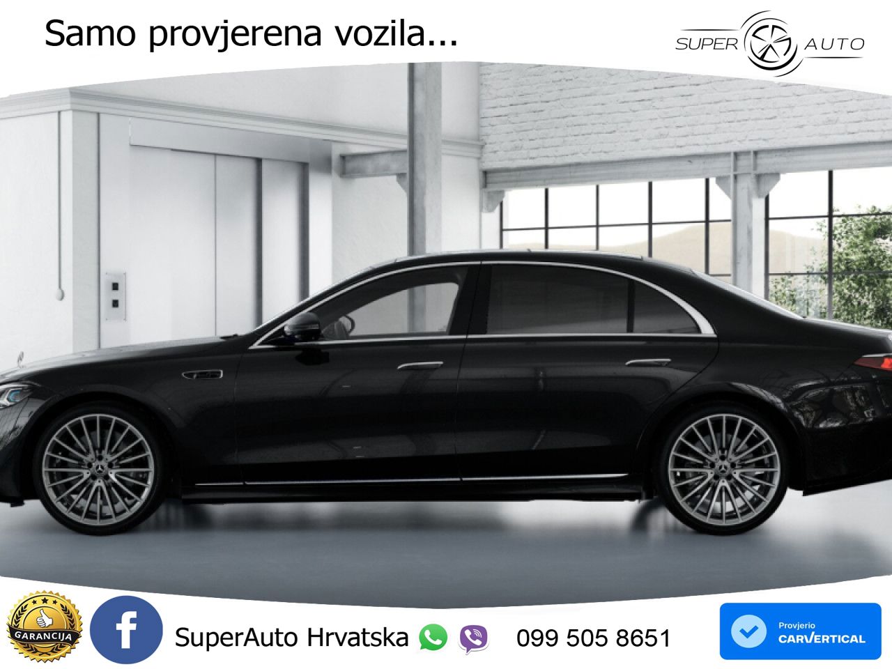 Mercedes S 450d (367 KS) EQ Boost 4MATIC 9G-TRONIC AMG ZRAČNI+ACC+GR SJED+KAM+PANO