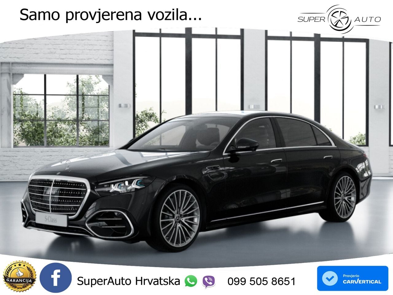 Mercedes S 450d (367 KS) EQ Boost 4MATIC 9G-TRONIC AMG ZRAČNI+ACC+GR SJED+KAM+PANO