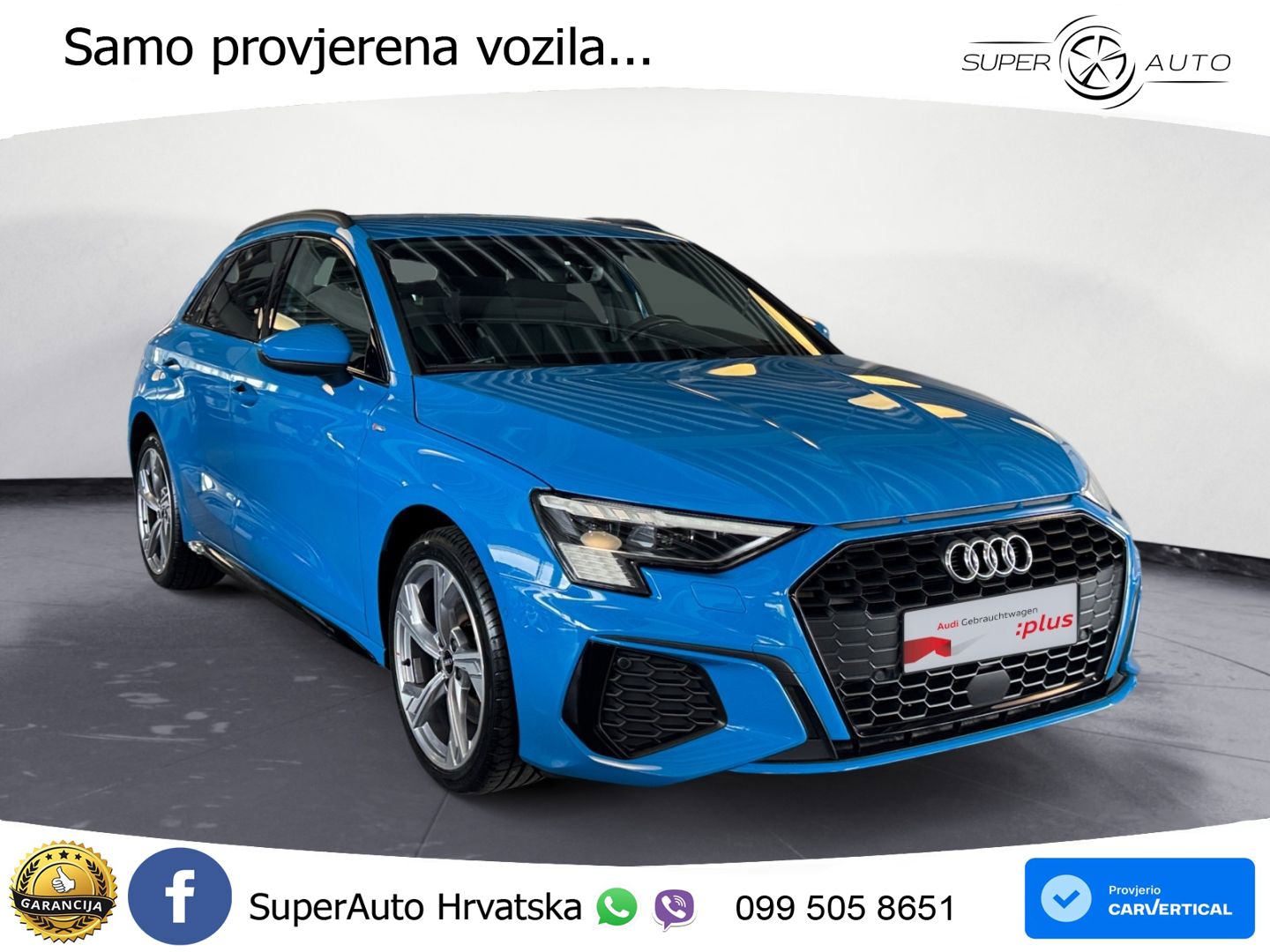 Audi A3 40 TFSIe (204 KS) S tronic S line LED+GR SJED+ACC