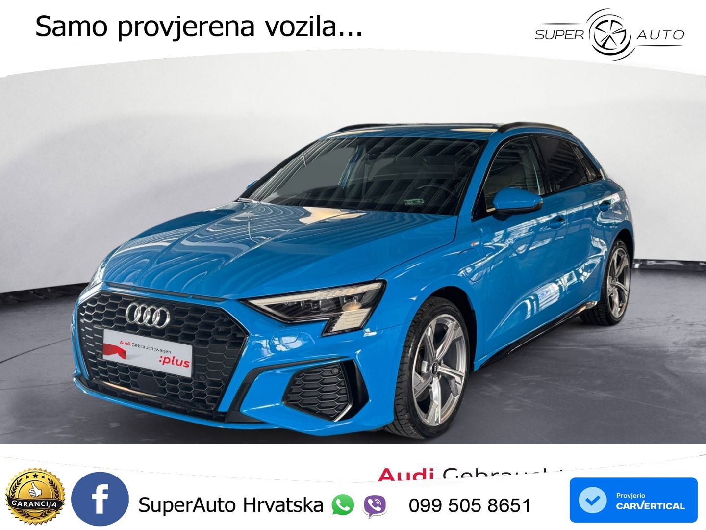 Audi A3 40 TFSIe (204 KS) S tronic S line LED+GR SJED+ACC