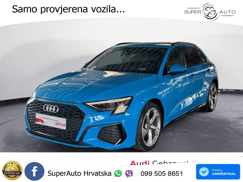Audi A3 40 TFSIe (204 KS) S tronic S line LED+GR SJED+ACC