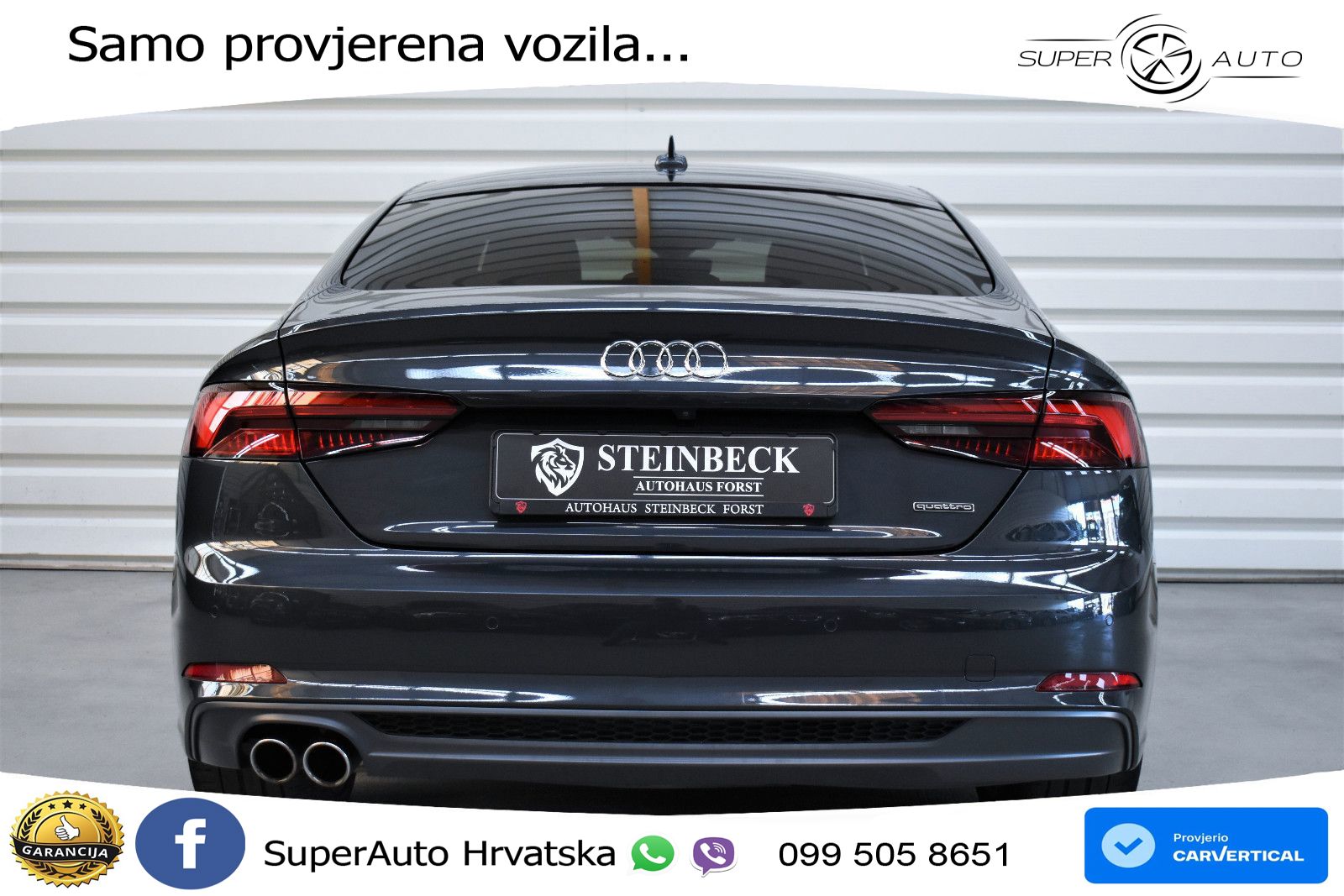 Audi A5 Sportback 40 TDI (190 KS) quattro ultra S tronic S line LED+GR SJED+ACC