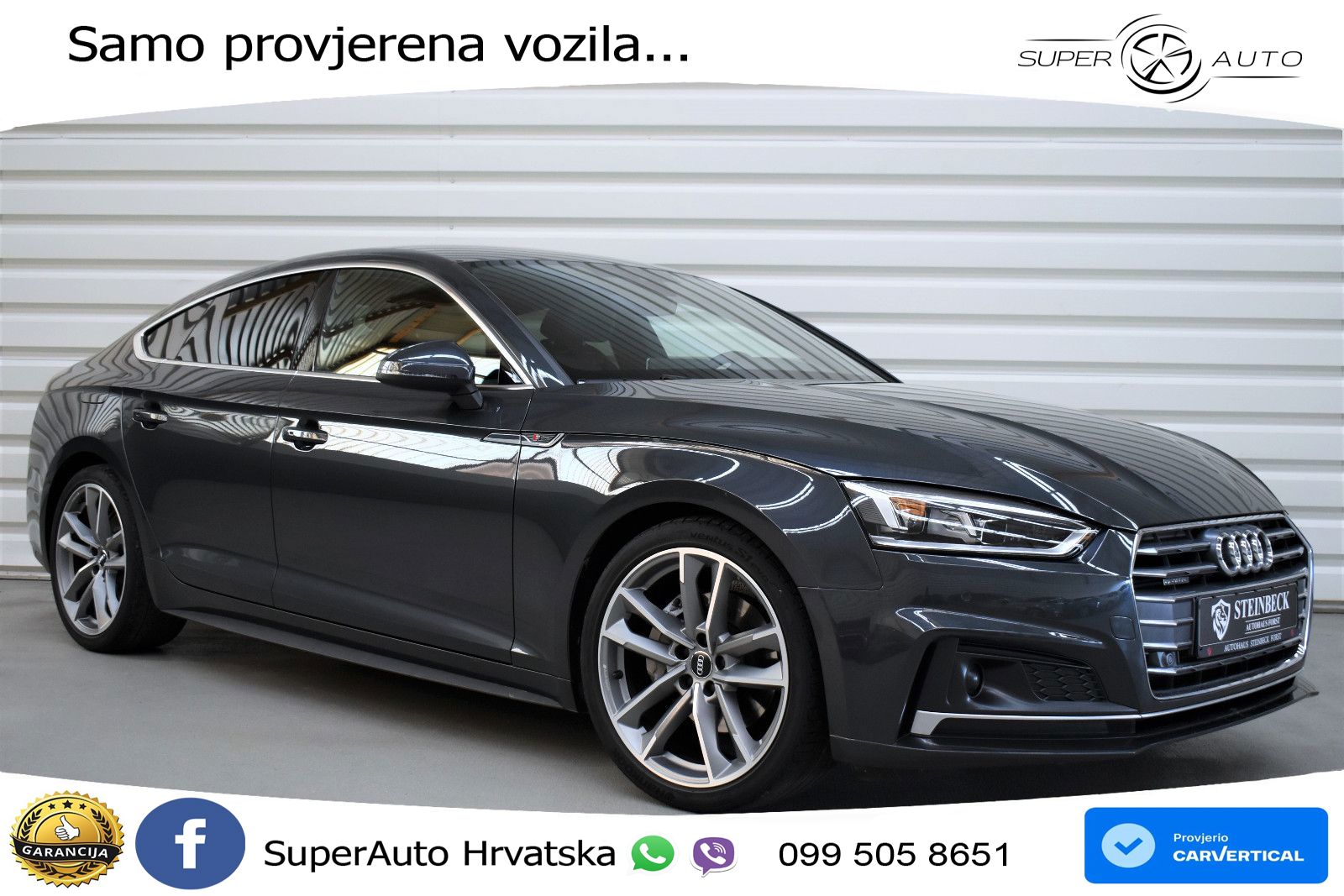 Audi A5 Sportback 40 TDI (190 KS) quattro ultra S tronic S line LED+GR SJED+ACC