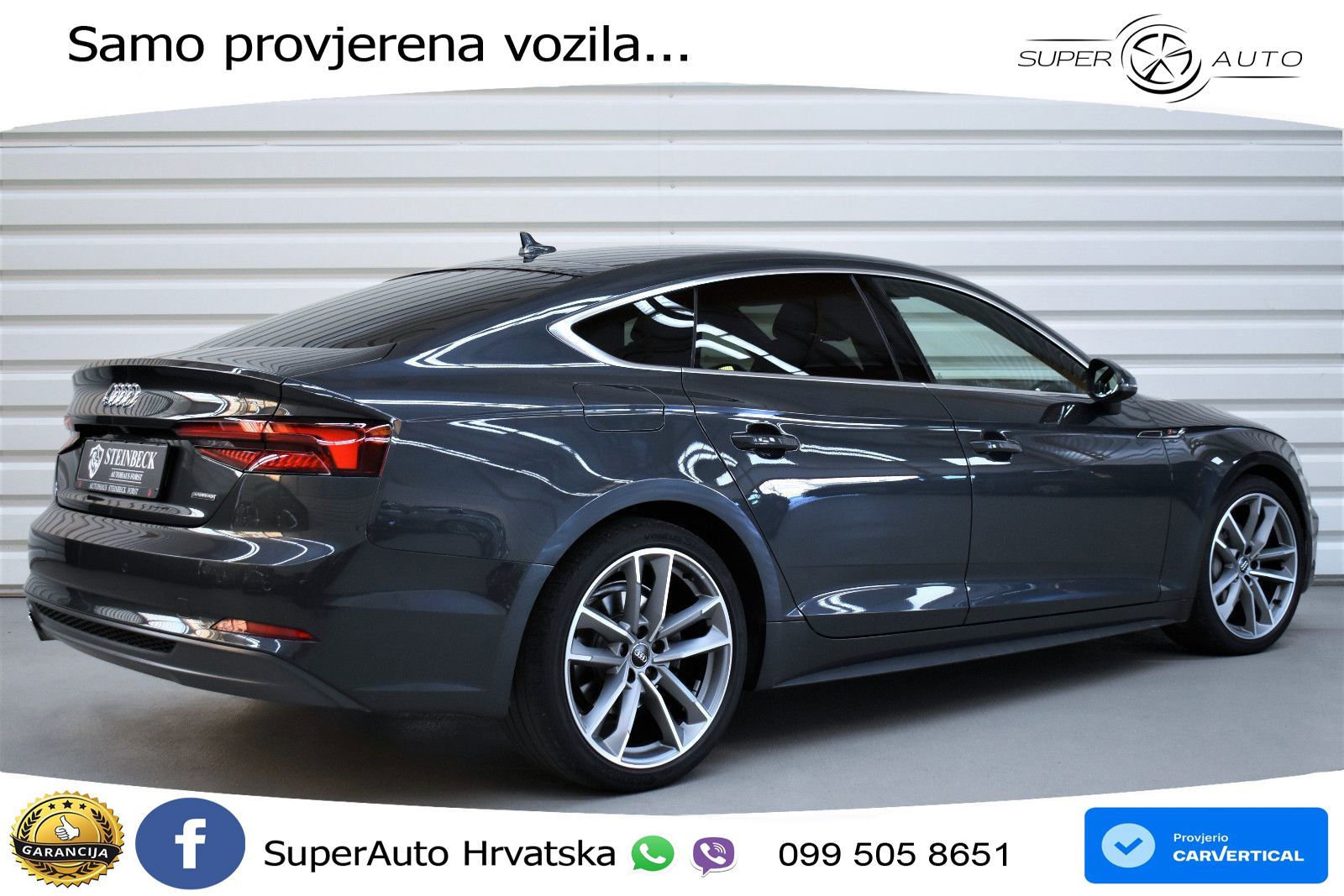 Audi A5 Sportback 40 TDI (190 KS) quattro ultra S tronic S line LED+GR SJED+ACC