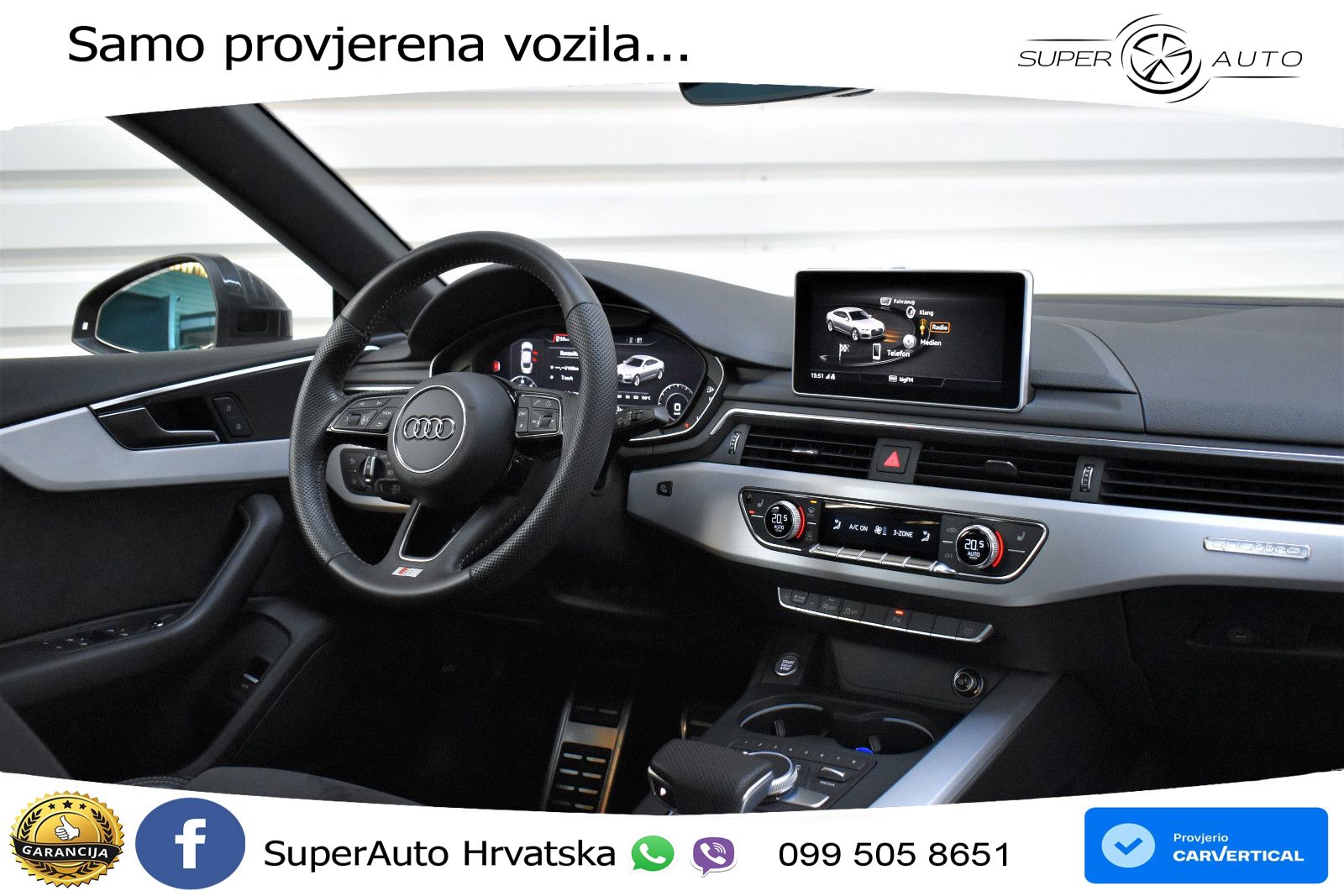 Audi A5 Sportback 40 TDI (190 KS) quattro ultra S tronic S line LED+GR SJED+ACC