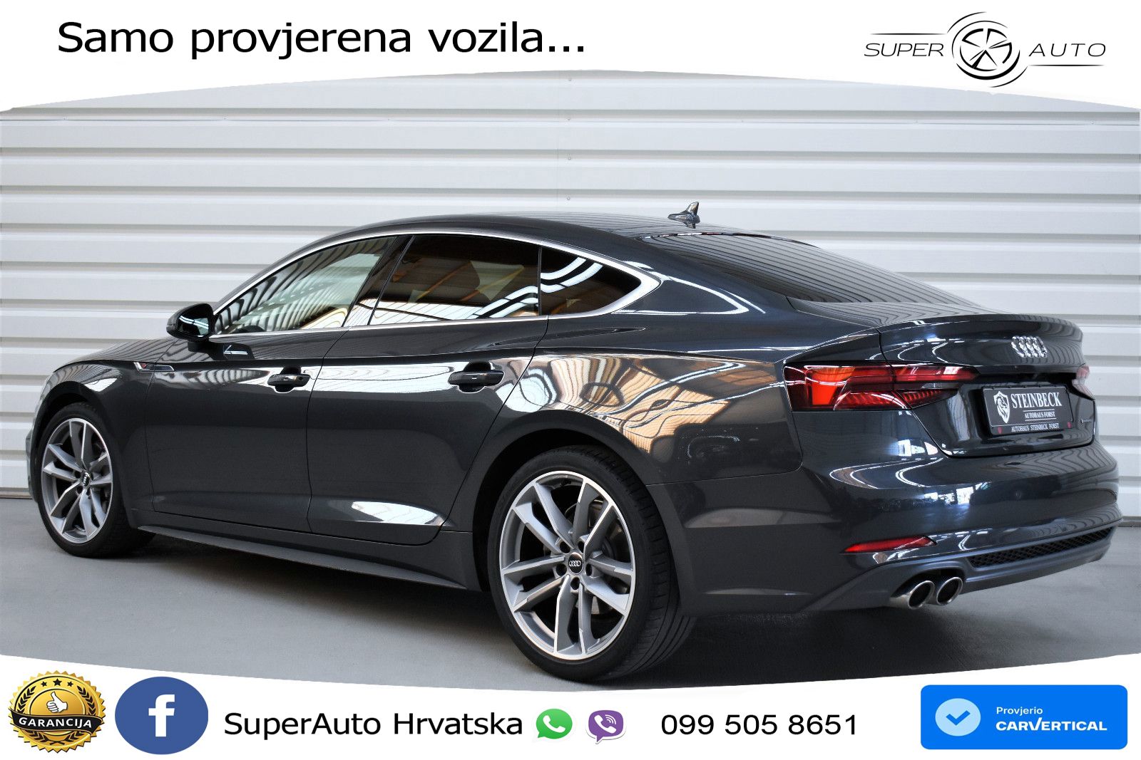 Audi A5 Sportback 40 TDI (190 KS) quattro ultra S tronic S line LED+GR SJED+ACC