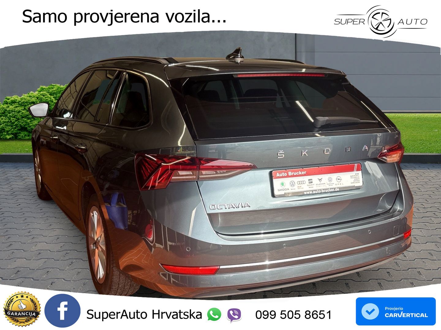 Škoda Octavia Combi 2.0 TDI (150 KS) LED+GR SJED+ACC