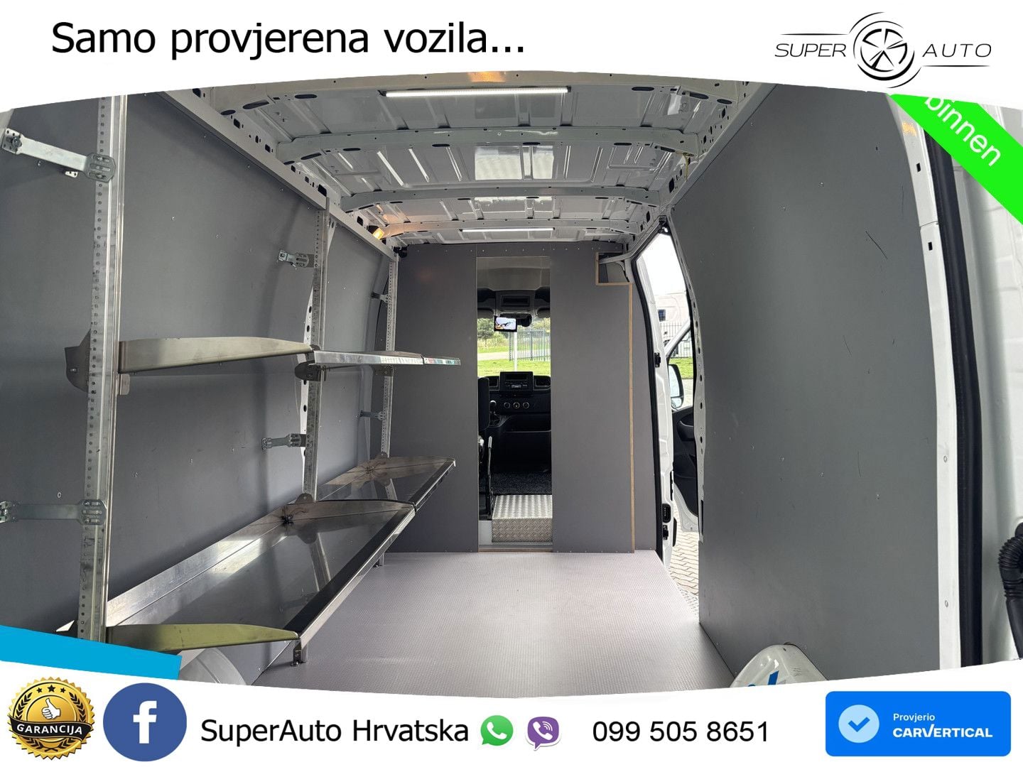 Renault Master 135 L3H2 Achteruitrijcamera + PostNL inri 136 KS