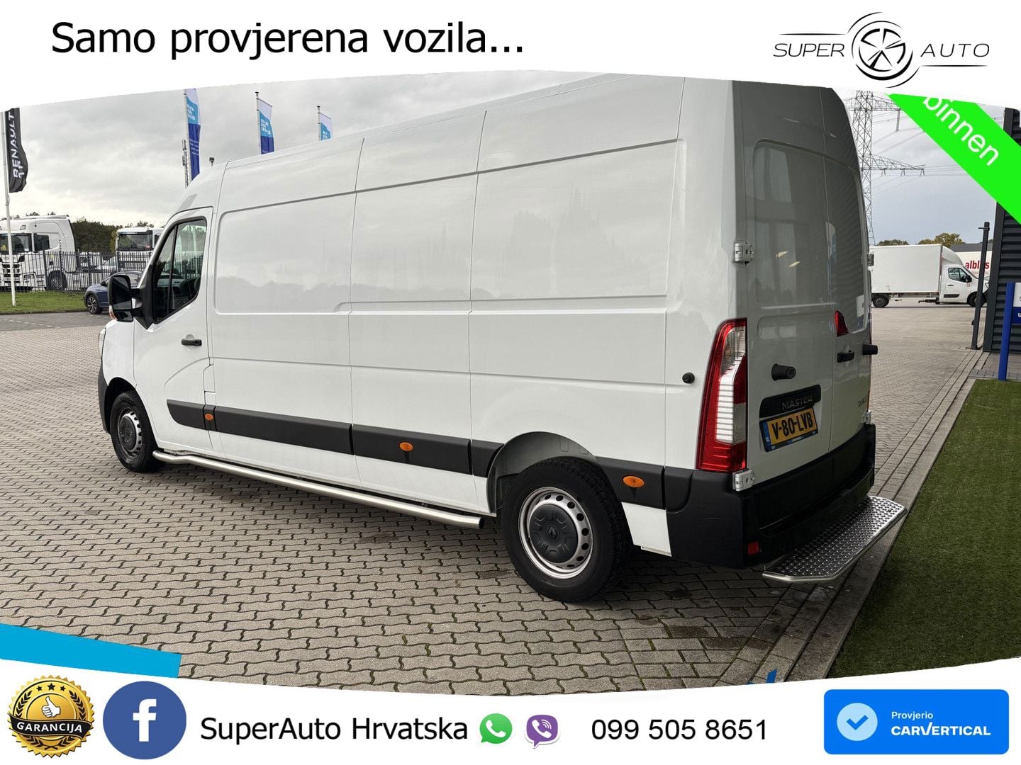 Renault Master 135 L3H2 Achteruitrijcamera + PostNL inri 136 KS
